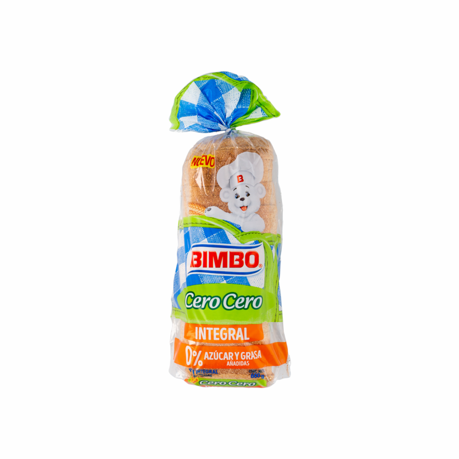 Pan Integral Cero BIMBO 600 G