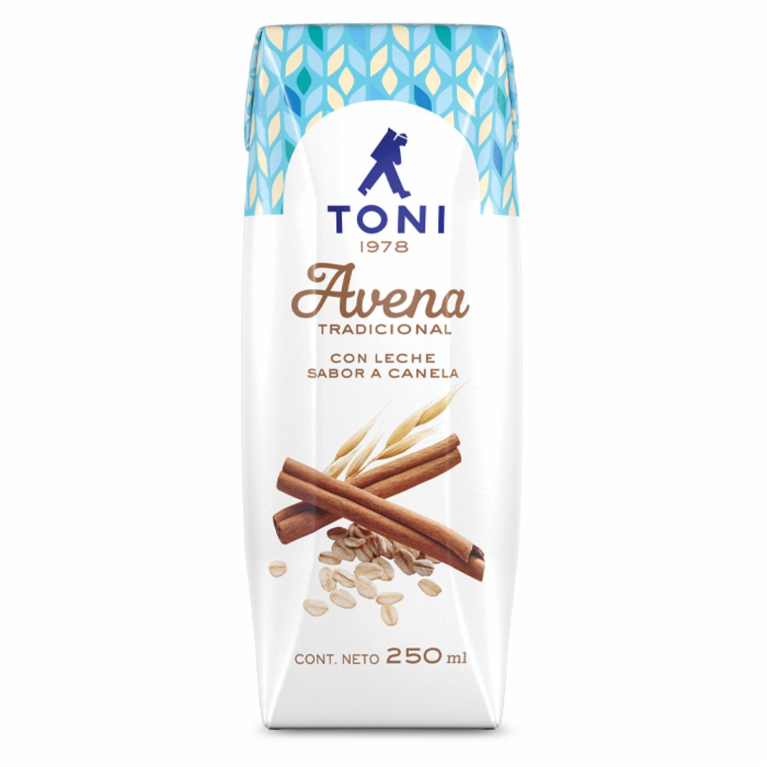 Bebida De Avena Casera Sabor Canela TONI 250 Ml