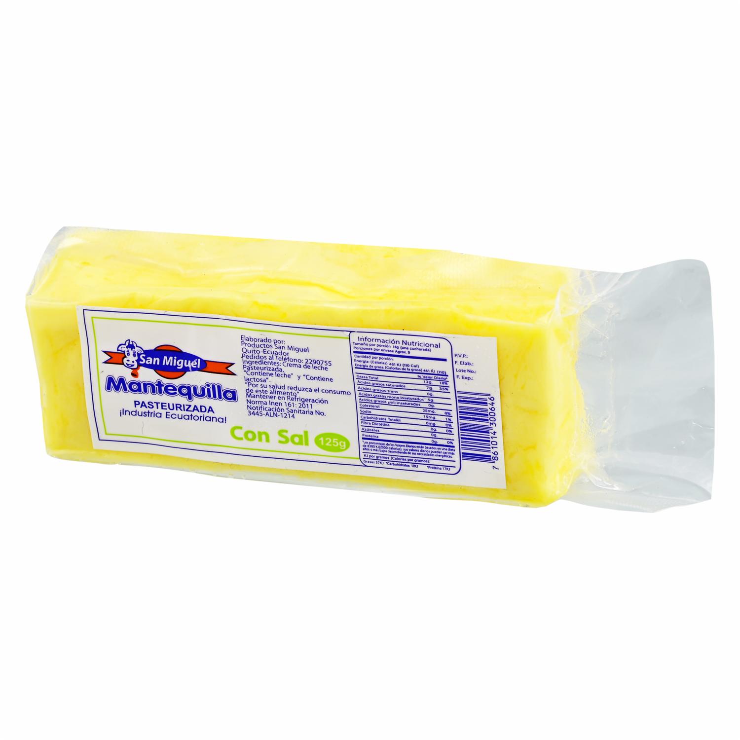 Mantequilla Con Sal SAN MIGUEL 125 G