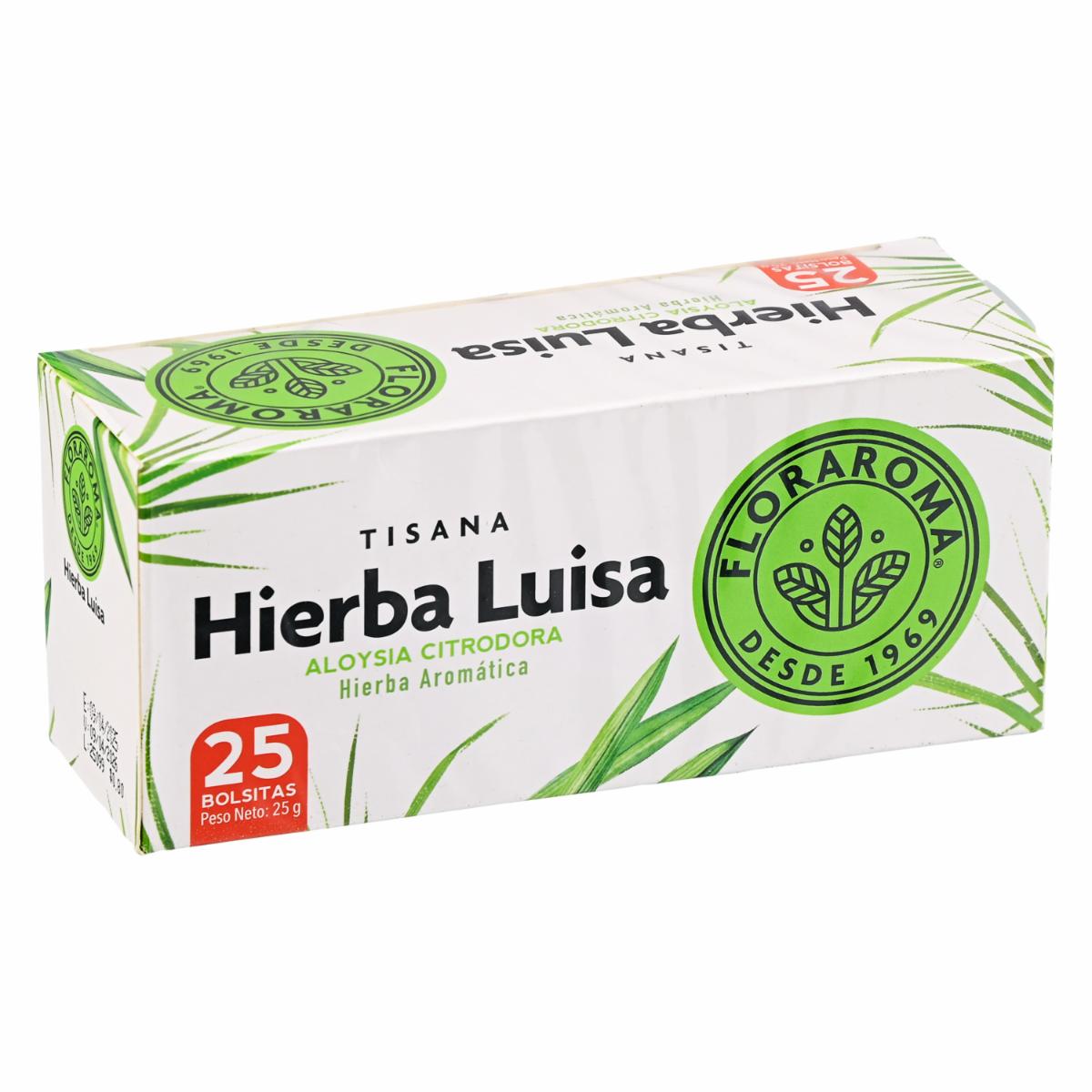 Infusión De Hierba Luisa FLORAROMA 25 Bolsitas X 1 Gr