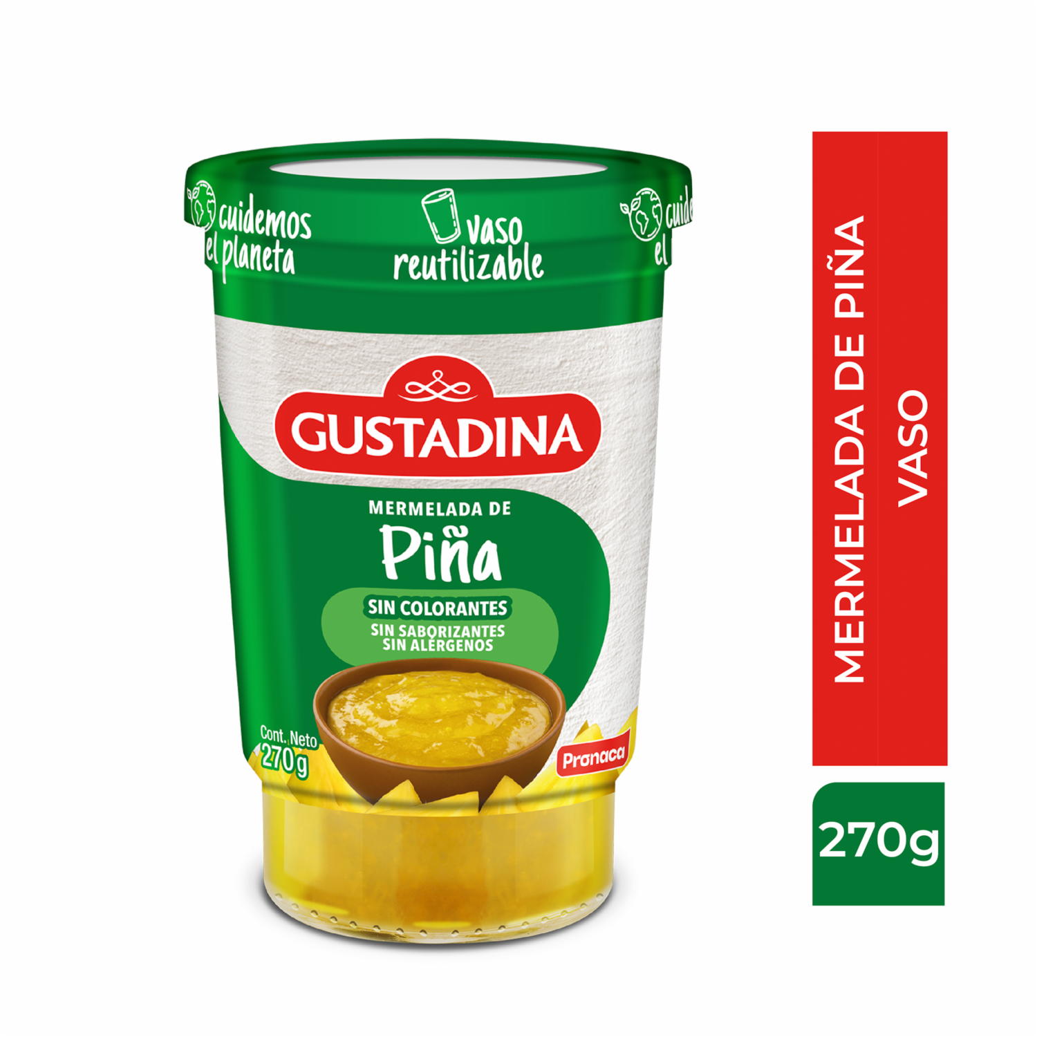 Mermelada De Piña GUSTADINA 270 G