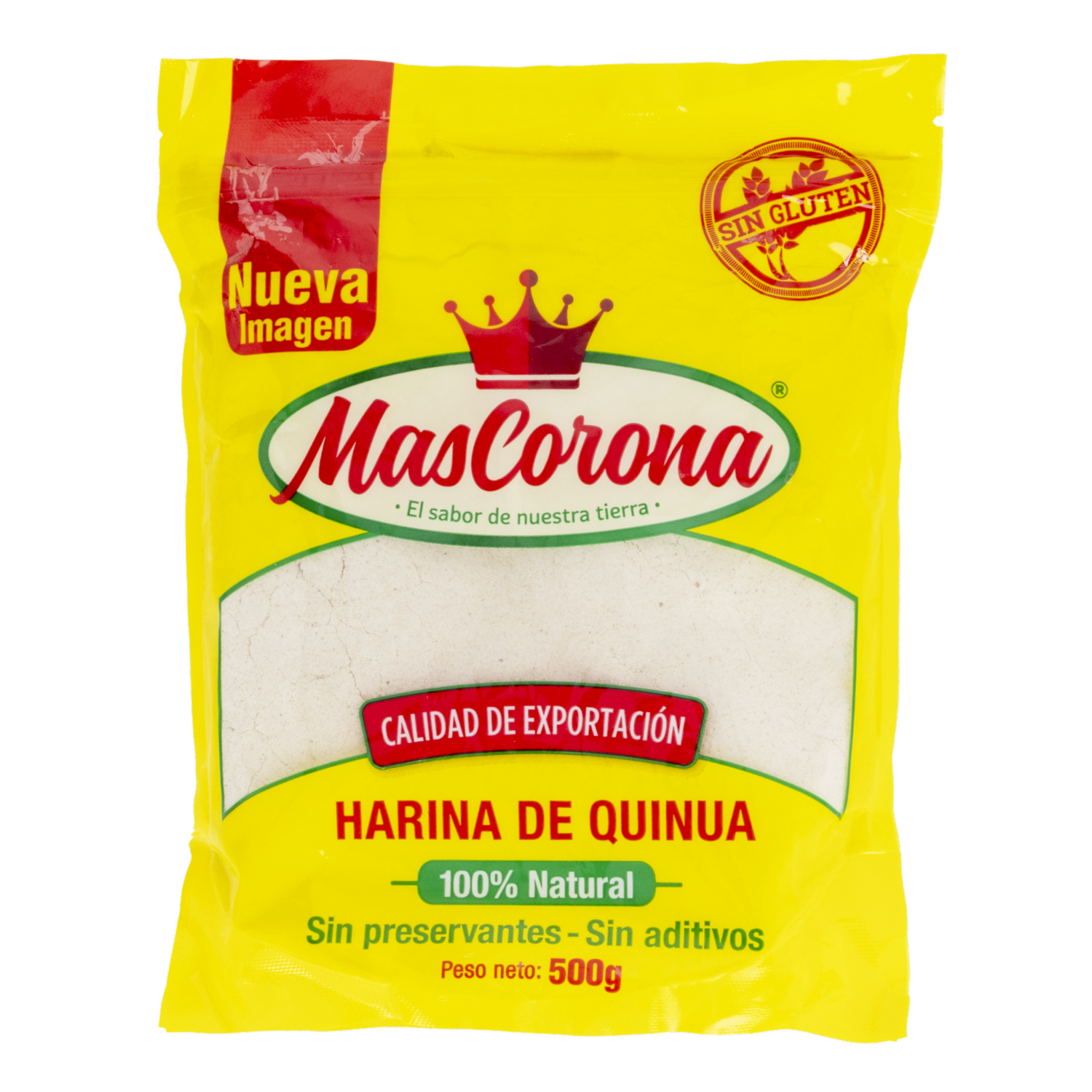 Harina De Quinua Orgánica MASCORONA 500 G