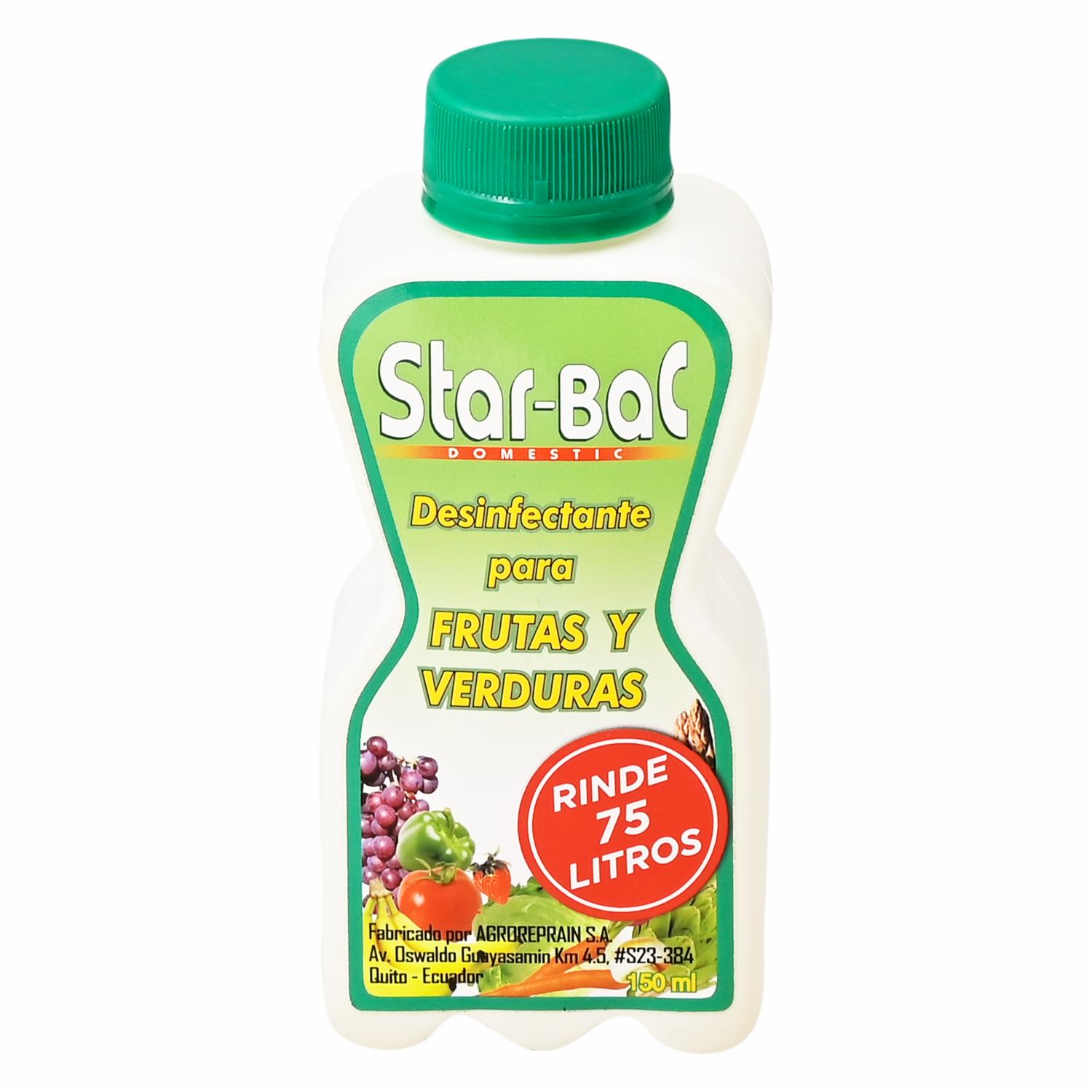 Desinfectante De Frutas Y Legumbres Domestic STAR-BAC Frasco