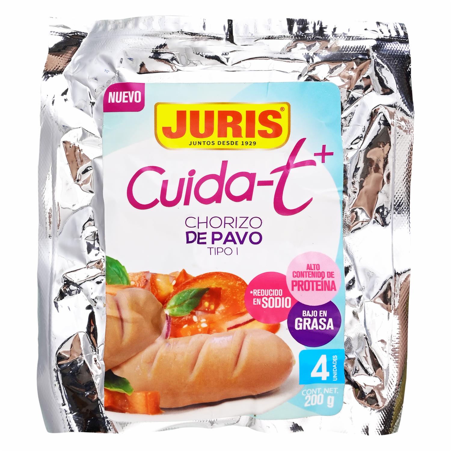 Chorizo De Pavo Tipo 1 JURIS 200  G