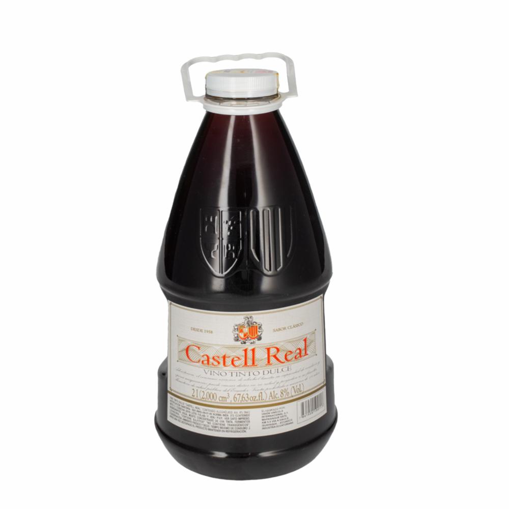 Vino Real Tinto Dulce Castell Real 2 000 Ml