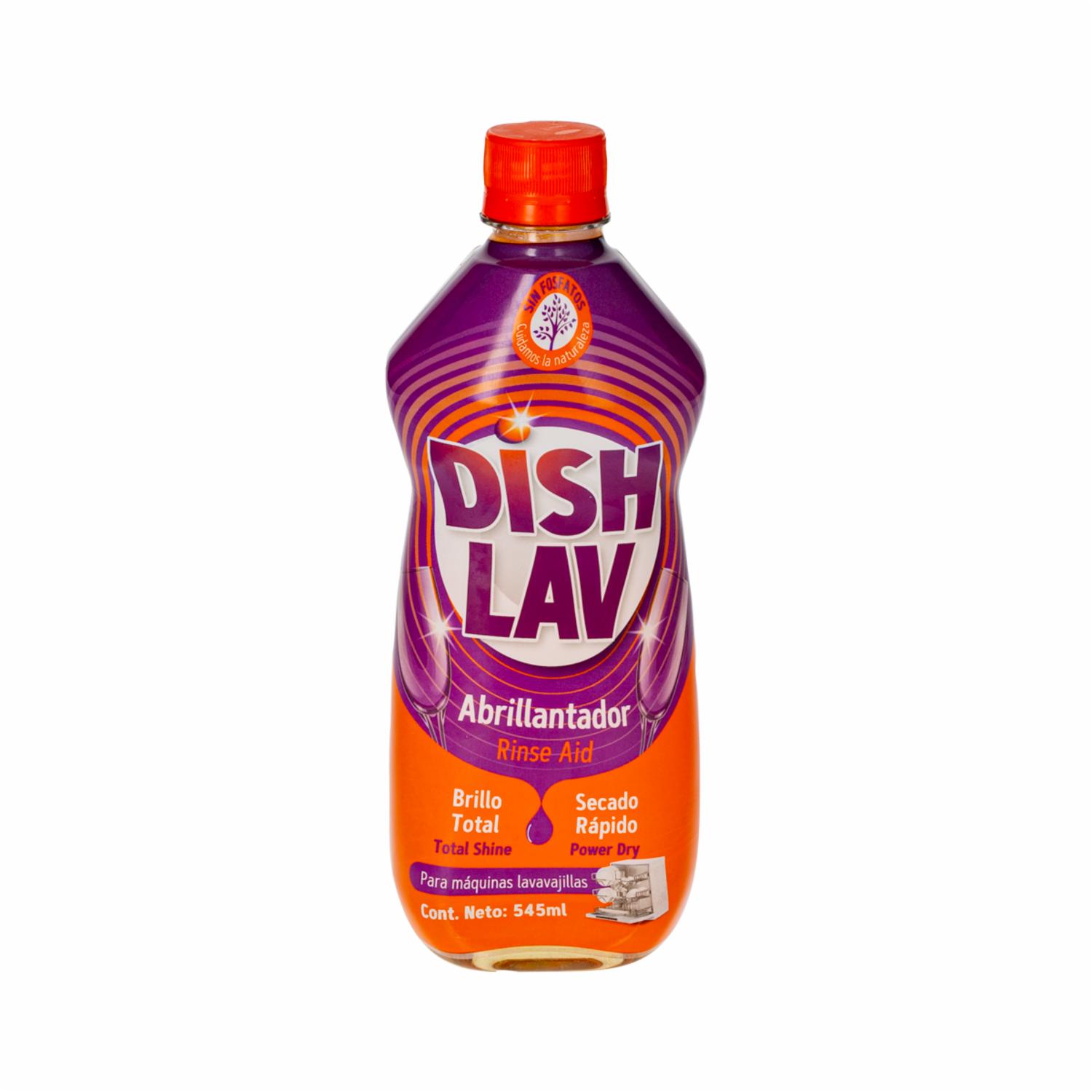 Lavavajilla Líquido Para Máquina Abrillantador DISH LAV 545 Ml
