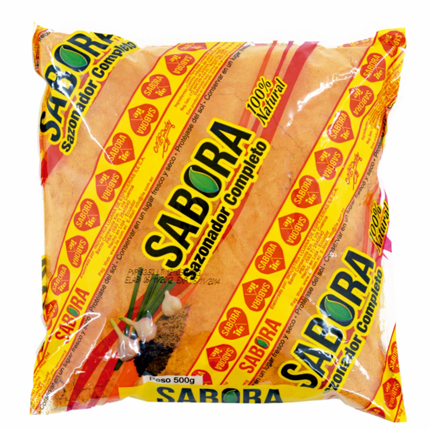Cúrcuma Condimento Completo En Polvo SABORA 500 G