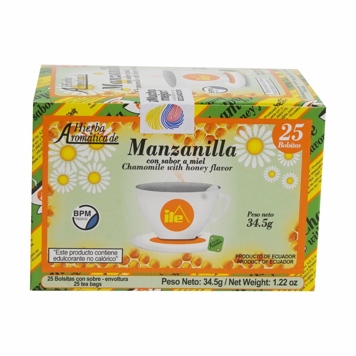 Té De Manzanilla Con Miel ILE 25 X 1.38 G
