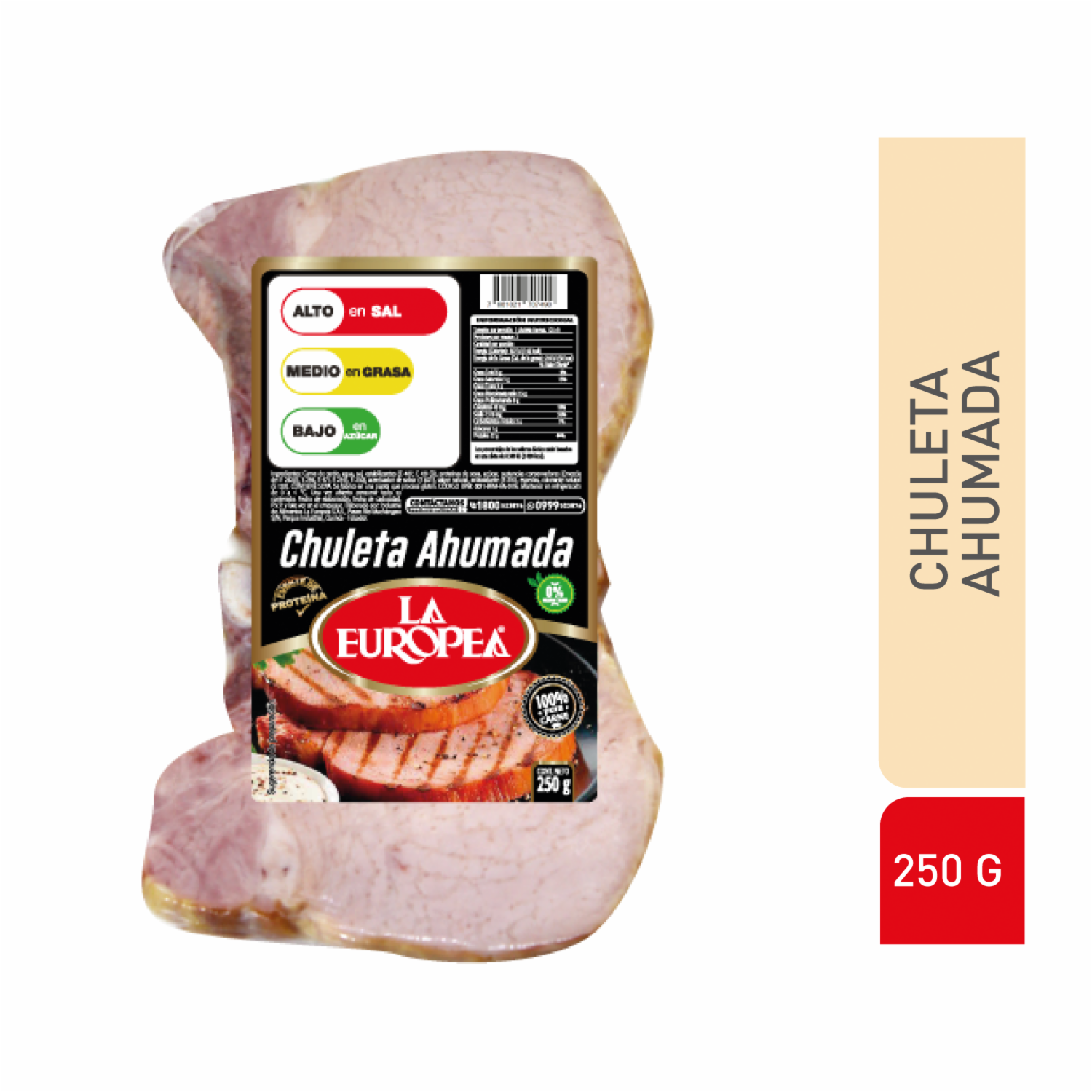 Chuleta Ahumada LA EUROPEA 250 G