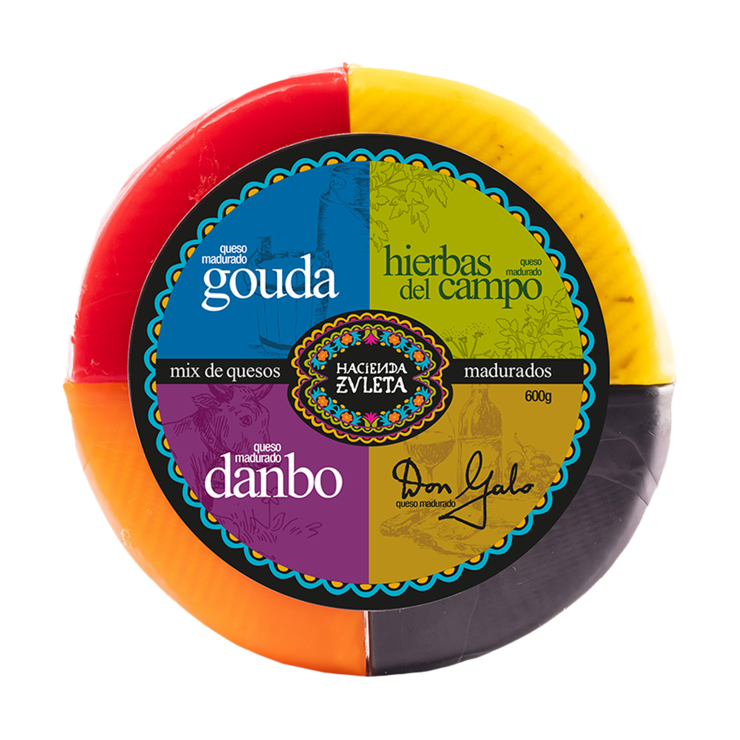 Mix De Quesos Madurados ZULETA 600 G