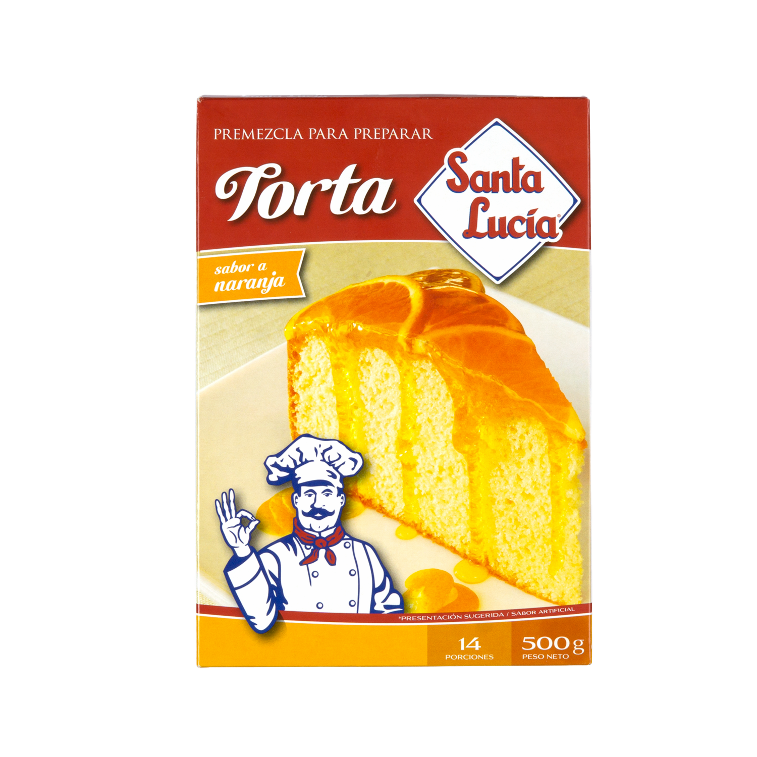 Premezcla De Torta Naranja SANTA LUCÍA 500 G