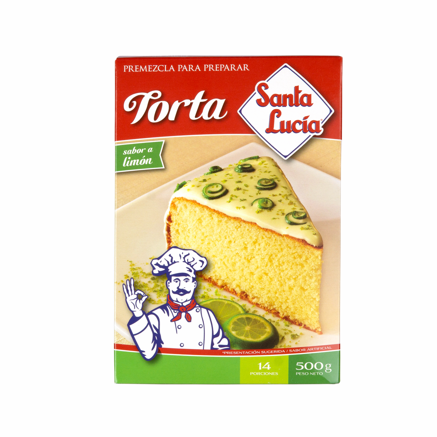 Premezcla Para Torta De Limón SANTA LUCÍA 500 G