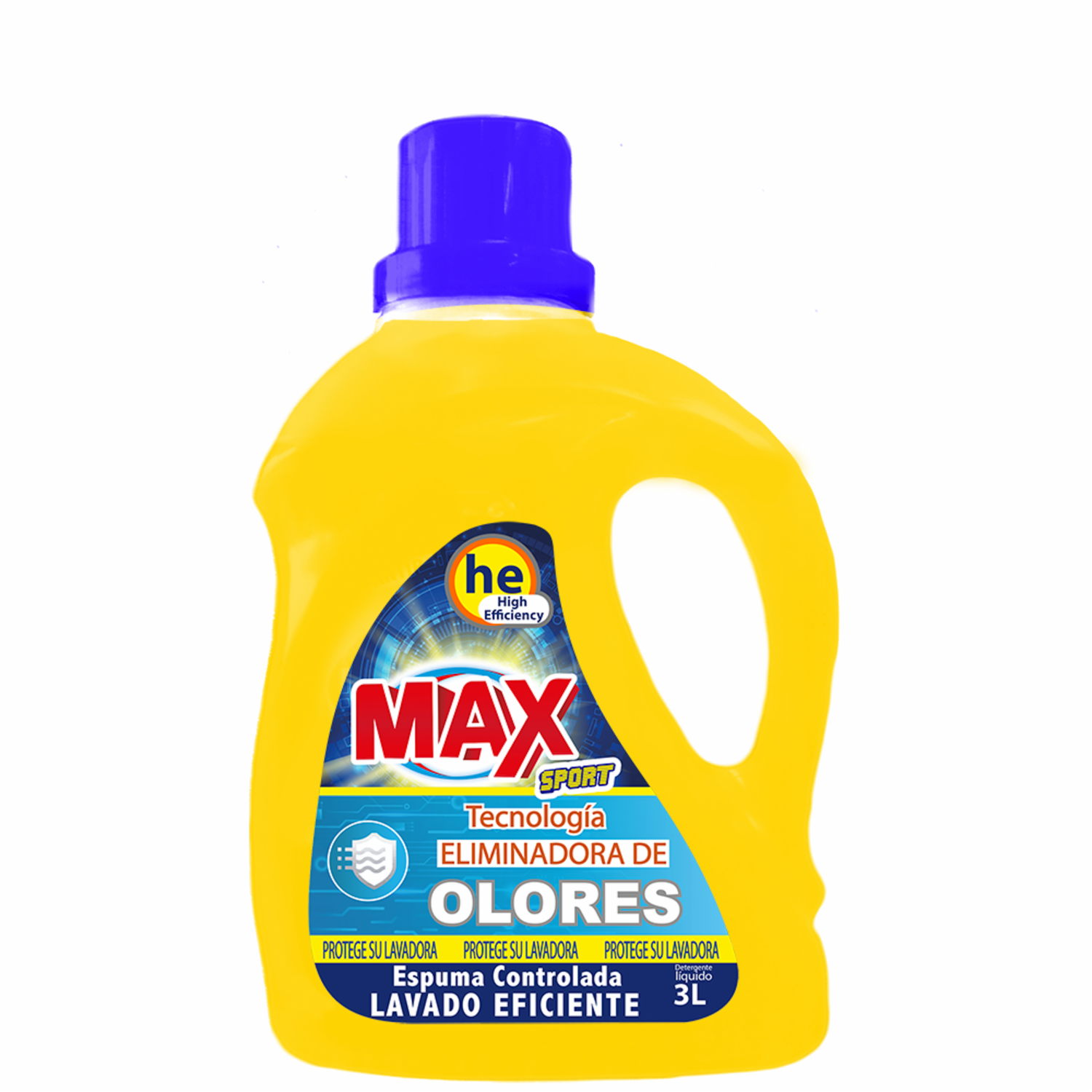 Detergente Líquido Sport Eliminador De Olores MAX 3 Litros