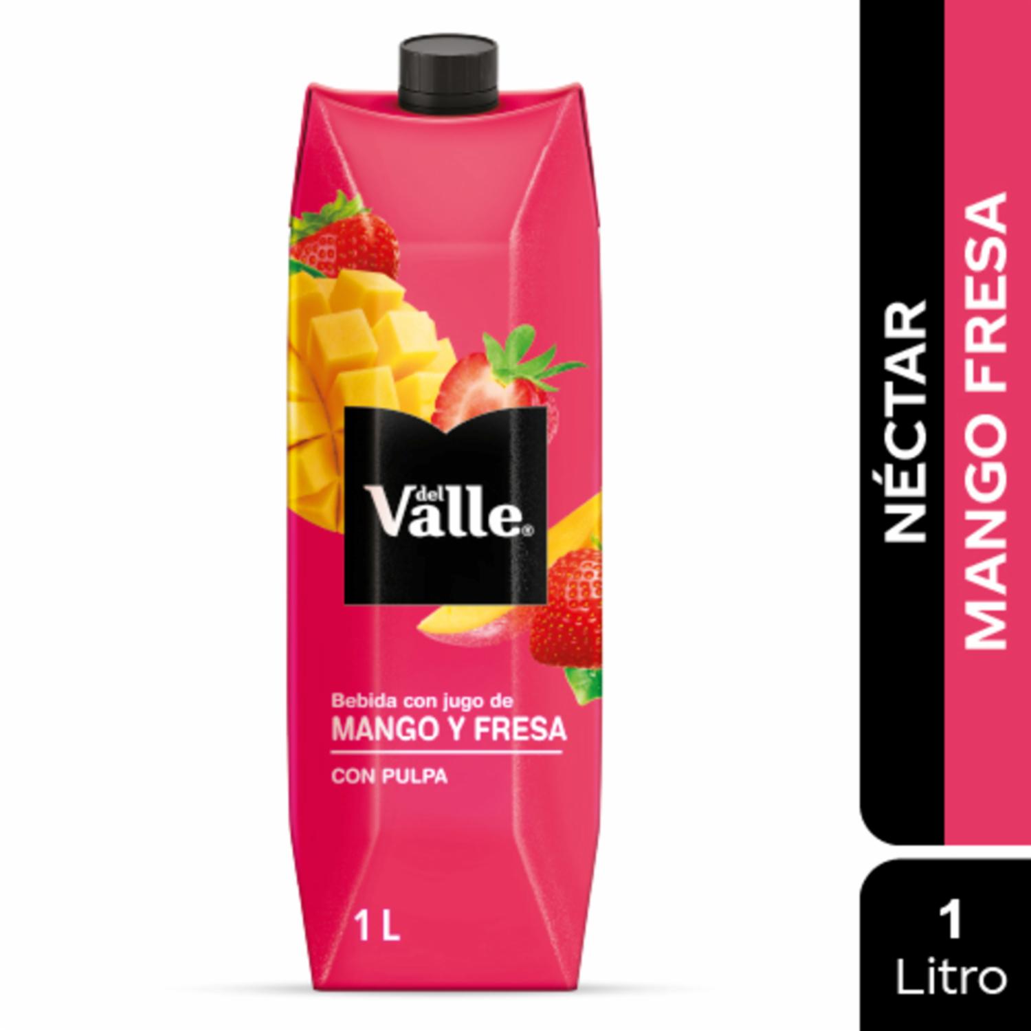 Jugo Néctar De Mango Y Fresa DEL VALLE 1000 Ml