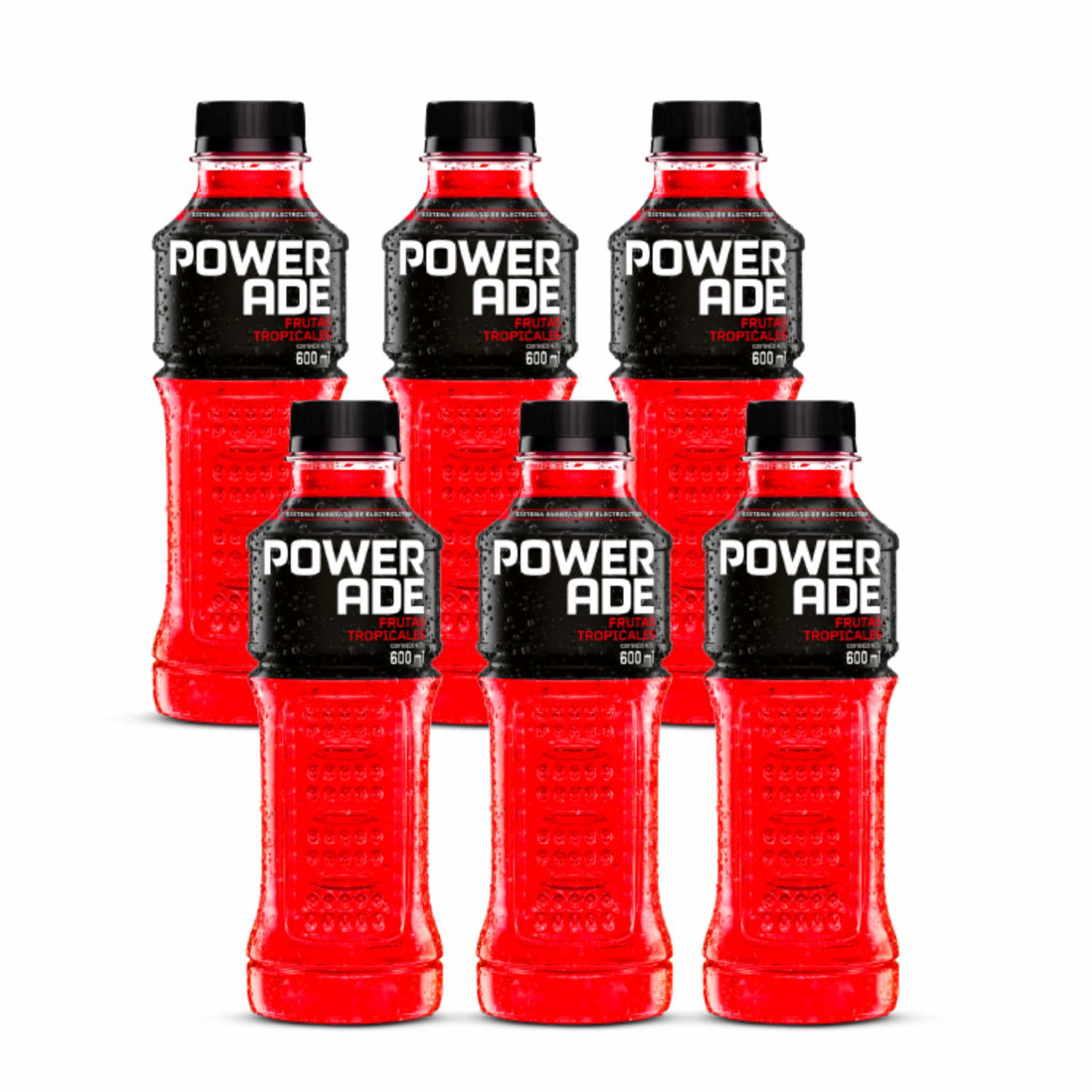 Bebida Isotónica Sabor A Frutos Tropicales POWERADE 6X600 Ml