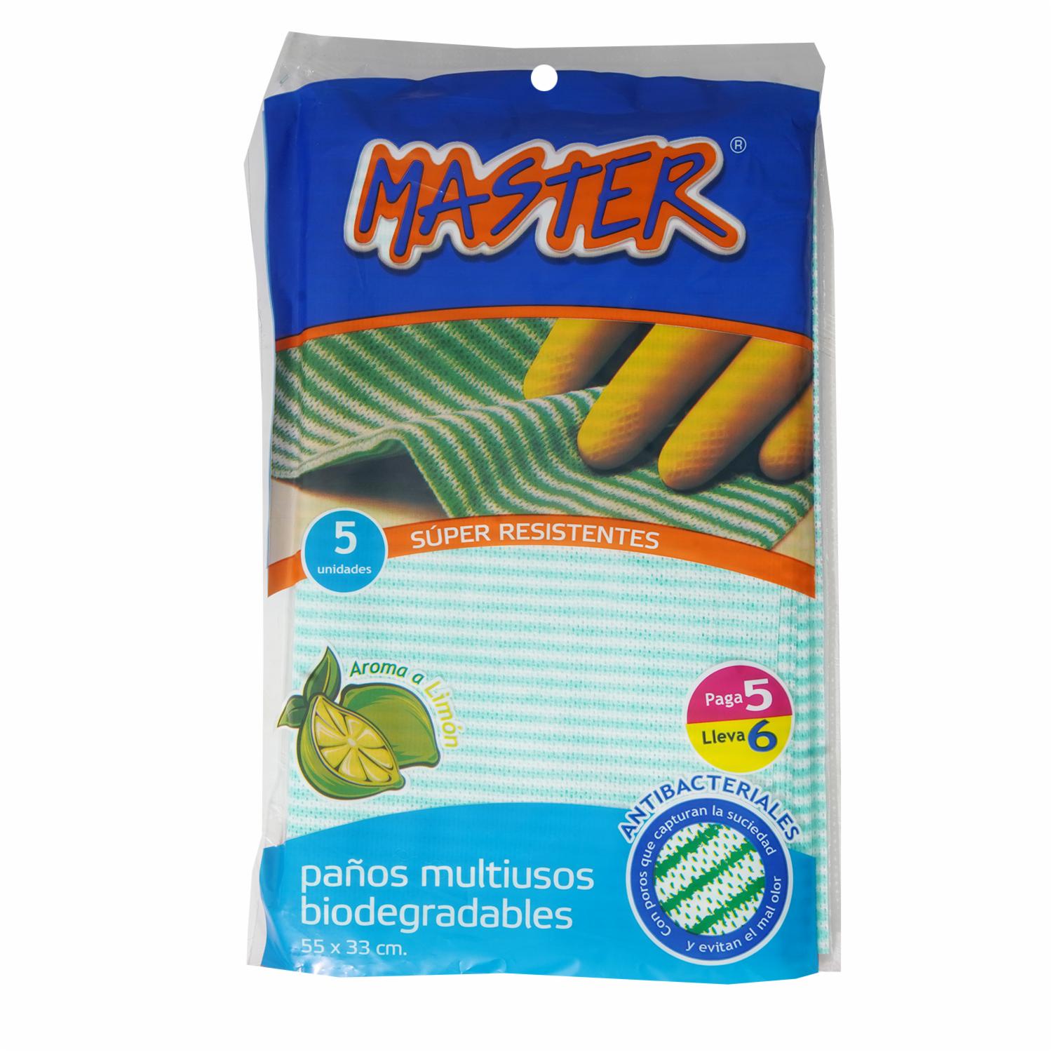 Paño Bio Limón MASTER X 5 Uds