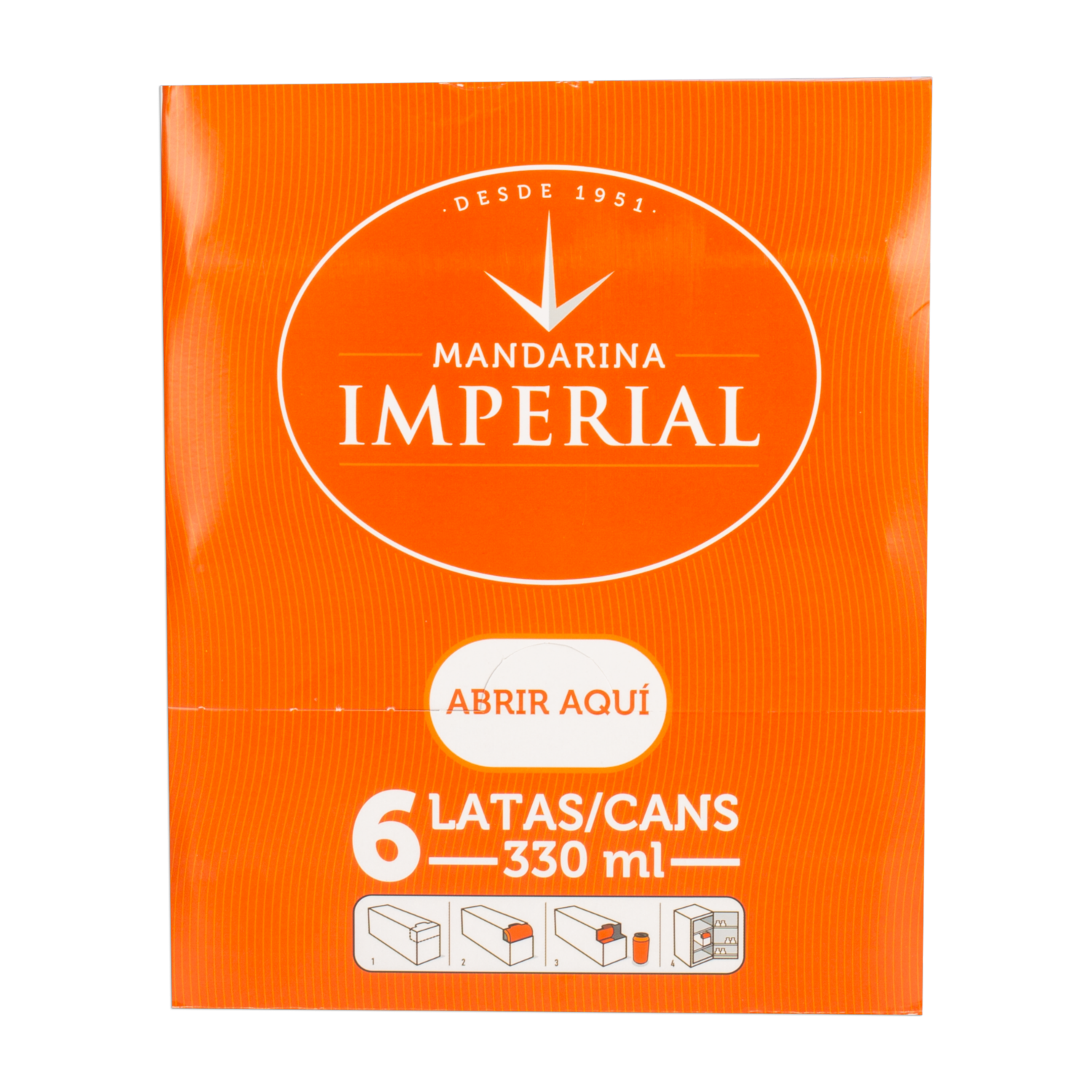 Bebida De Mandarina IMPERIAL 6 X 330 ml
