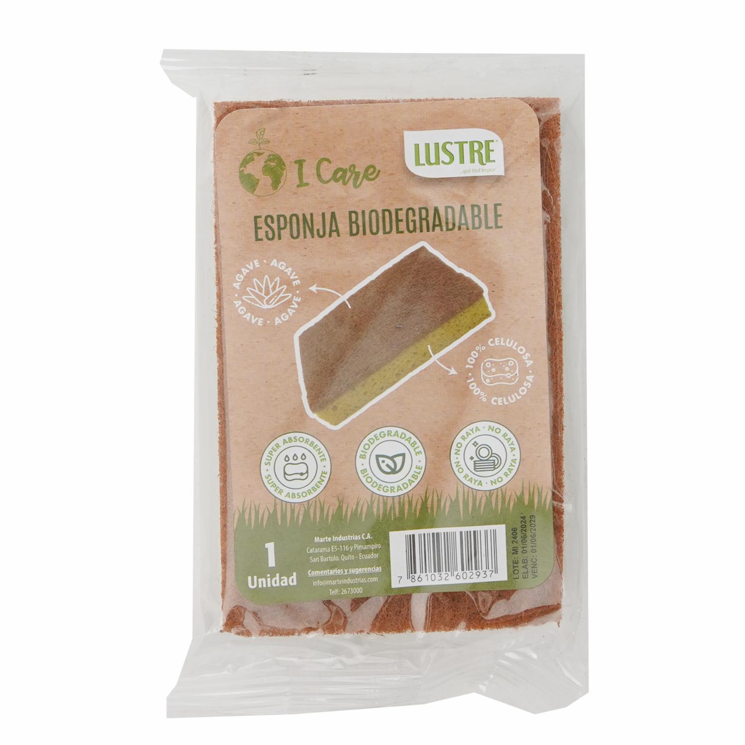 Esponja Biodegradable LUSTRE Mediana