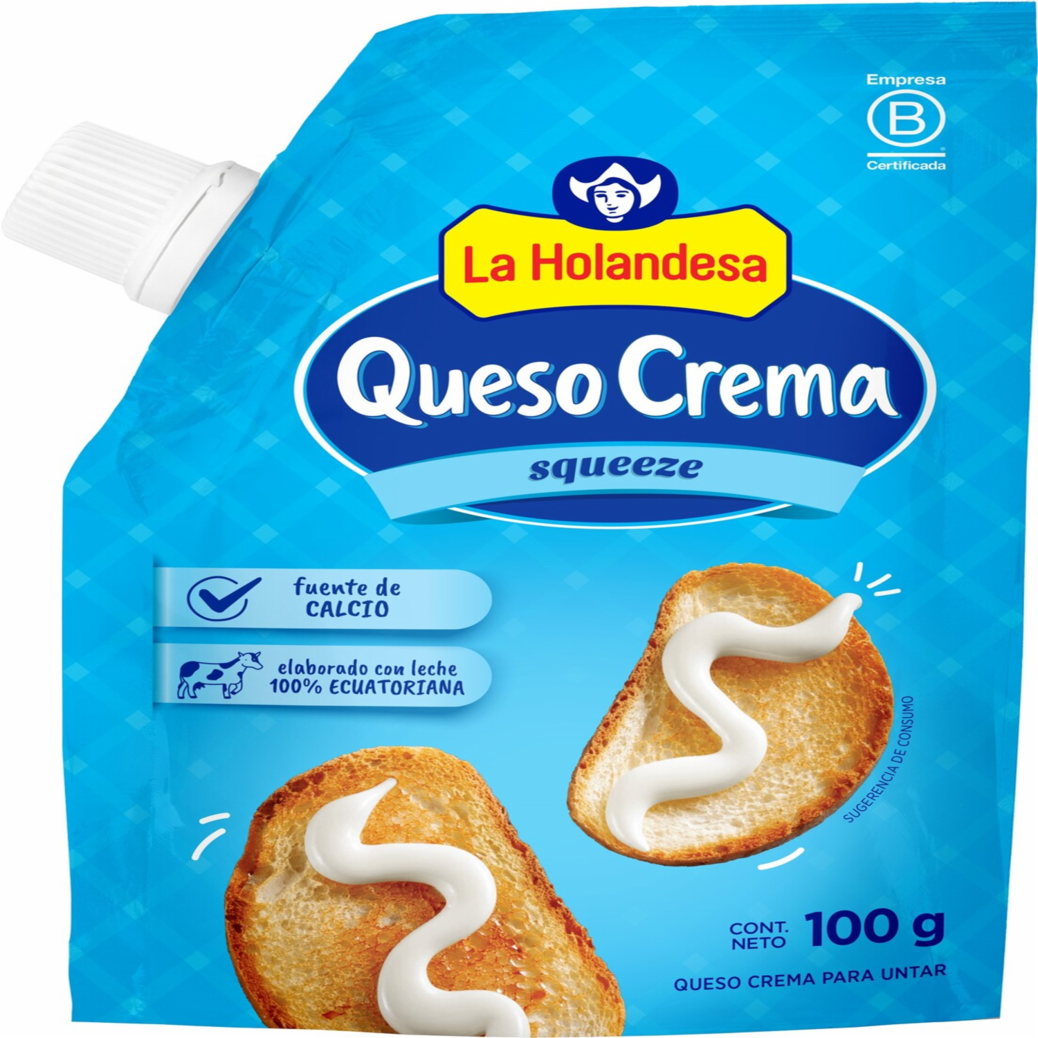 Queso Crema Para Untar LA HOLANDESA 100 G