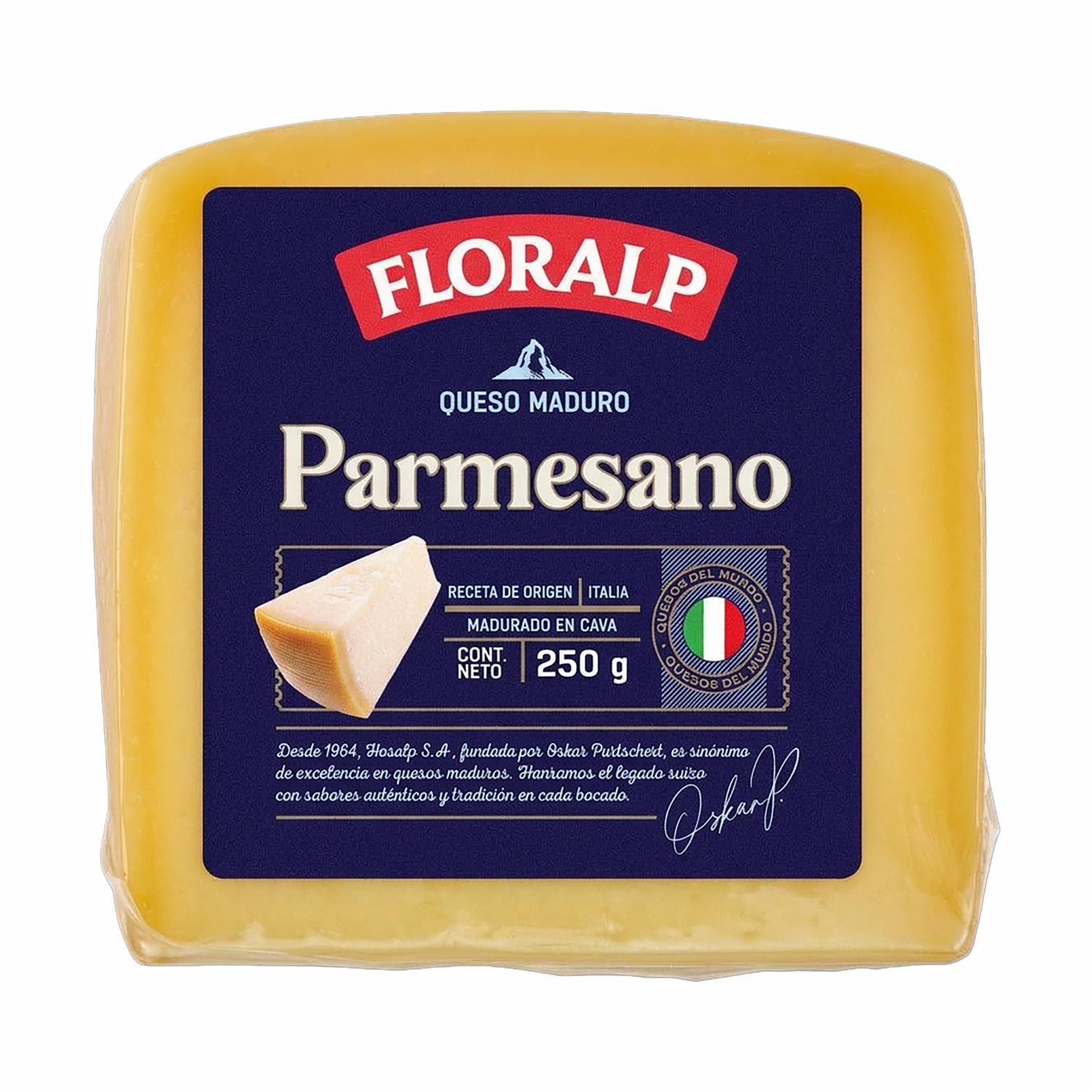 Queso Parmesano Cuña FLORALP 250 G
