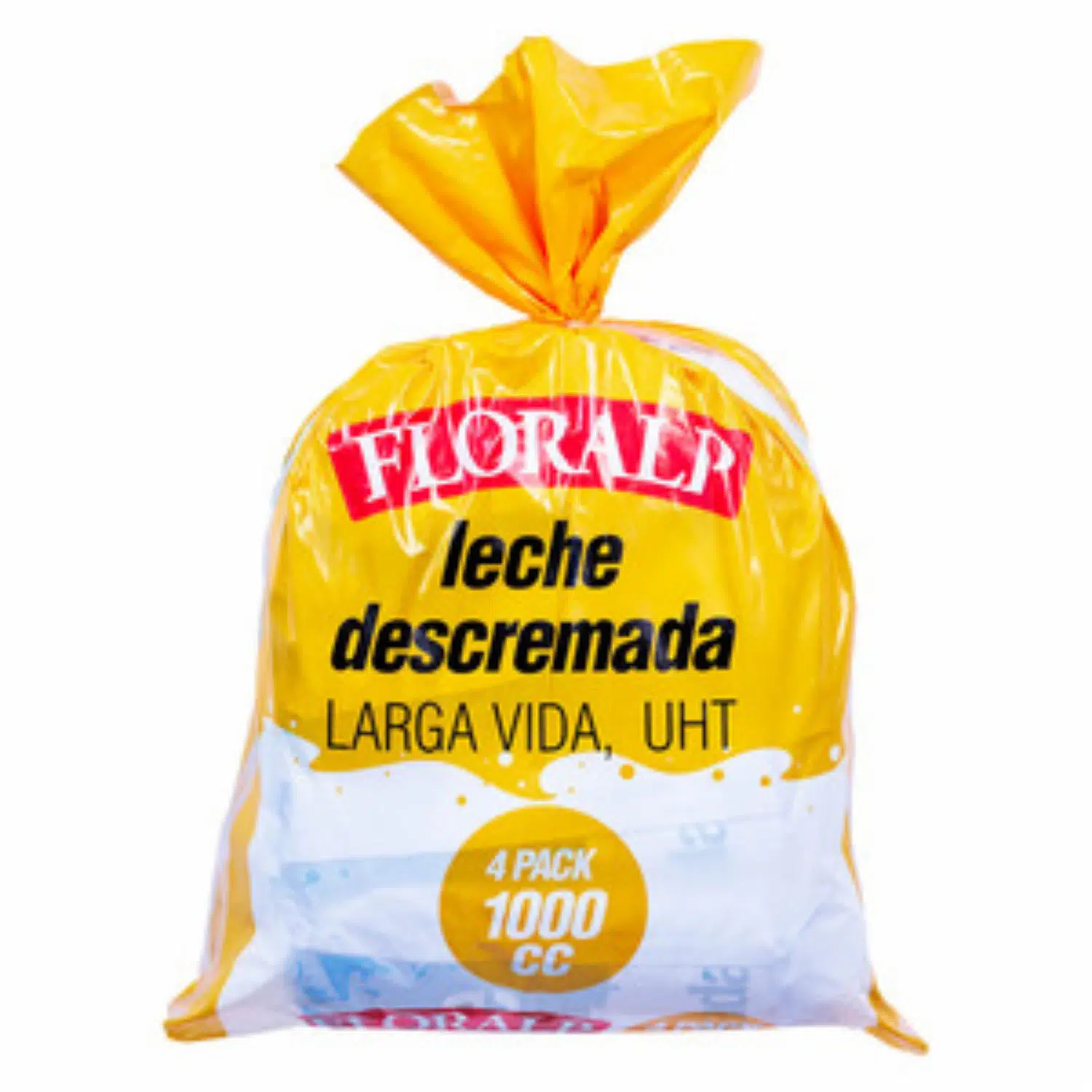 Pack De Leche Descremada FLORALP 4 Uds X 1000 Ml