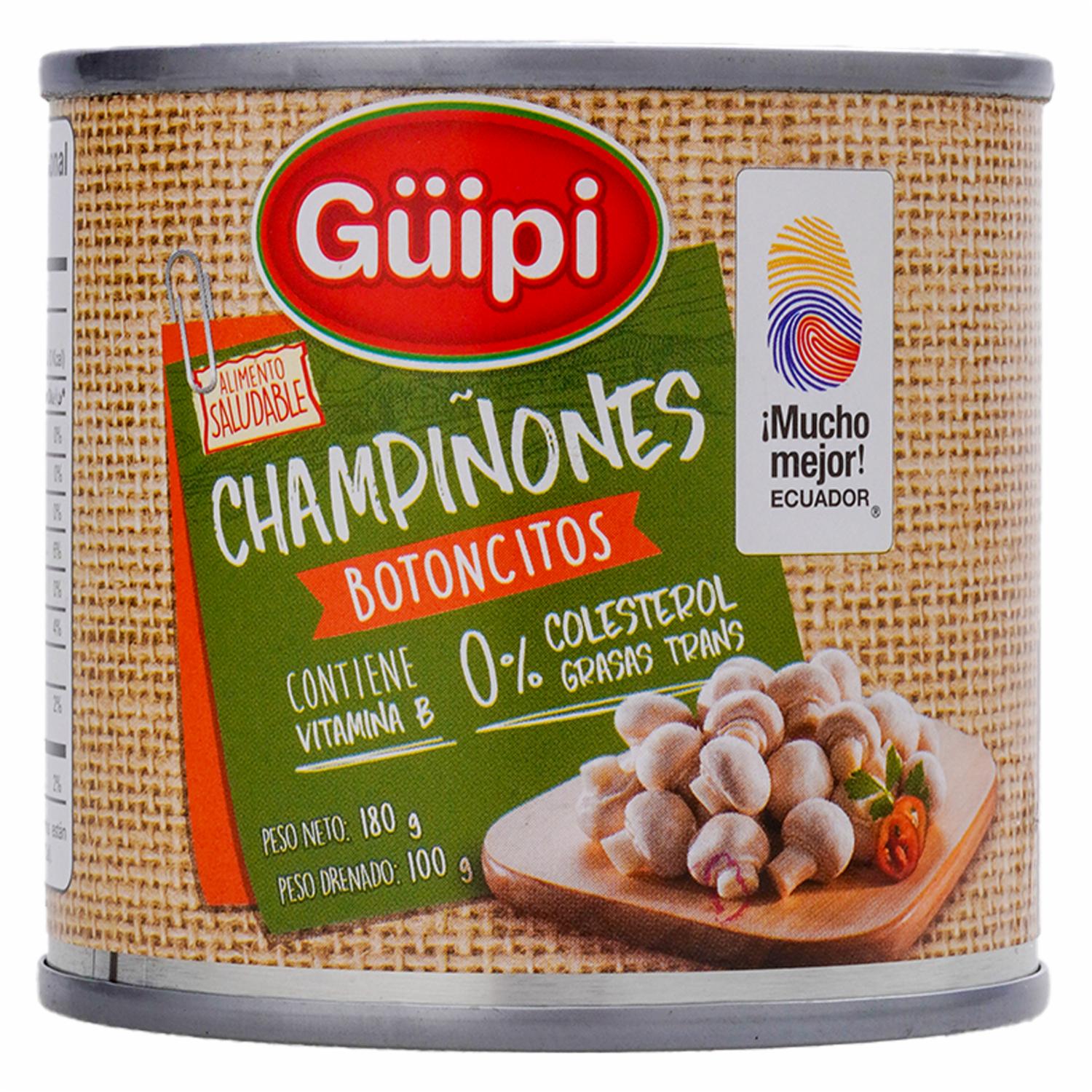 Champiñón Botón GÜIPI 180 G