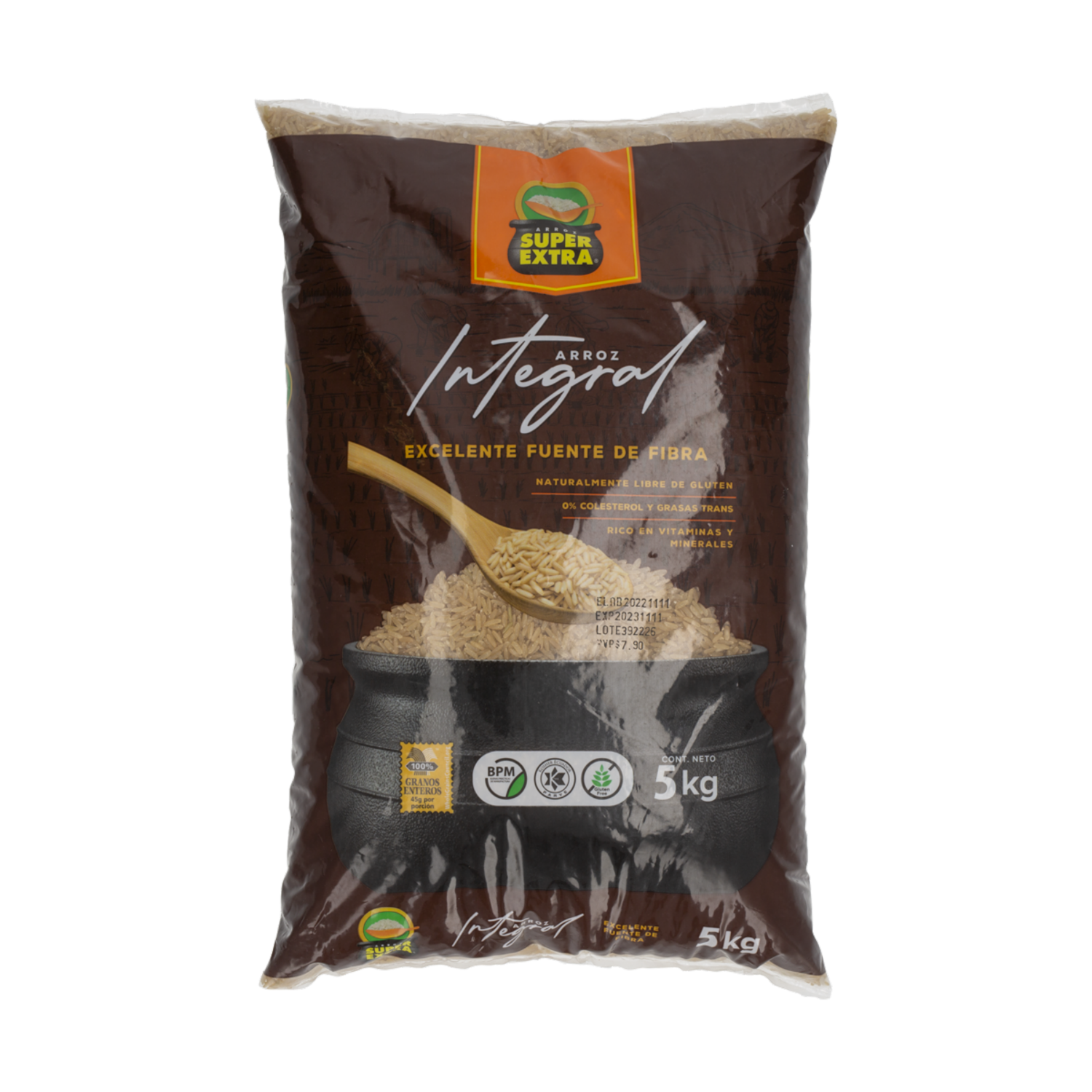 Arroz Integral Sin Gluten SUPER EXTRA Funda