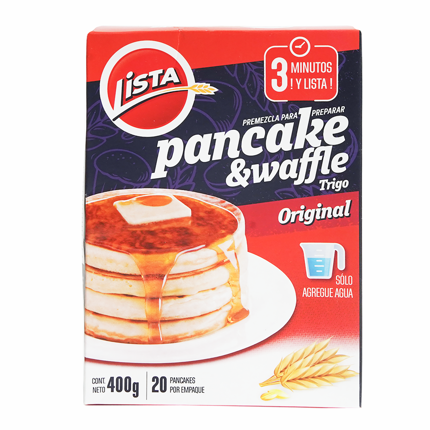 Premezcla Pancake Y Waffle Original Ba LISTA 400 g
