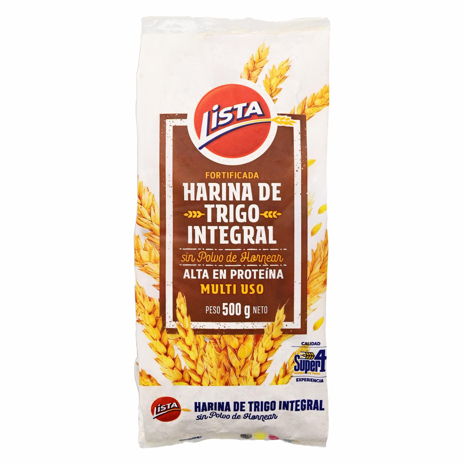 Harina De Trigo Integral LISTA 500 g