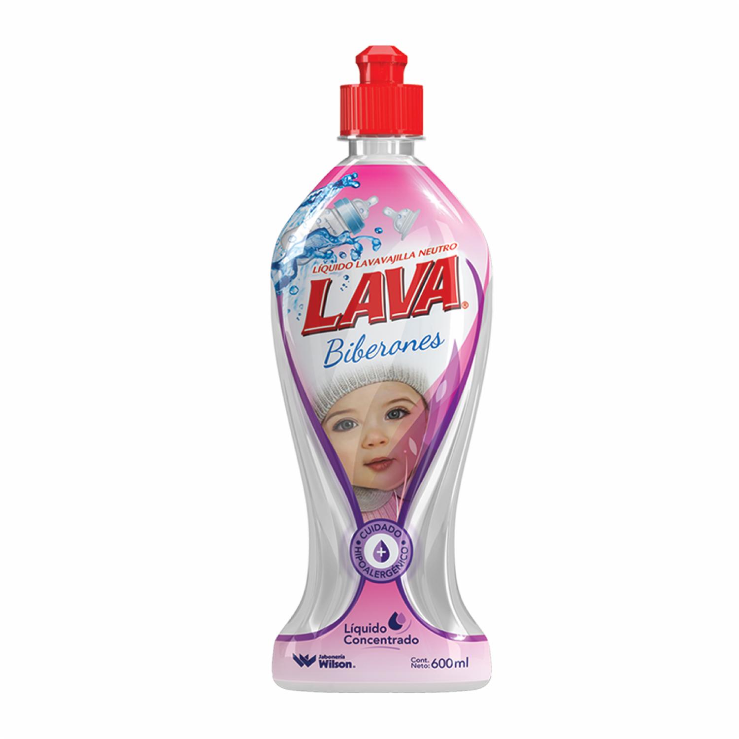 Lavavajilla Líquido Neutro Biberones LAVA 600 Ml