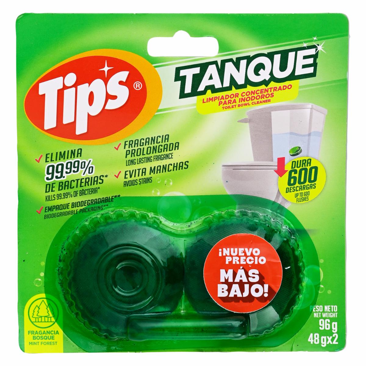 Desinfectante Tanque Bosque TIPS 4 X 24 G