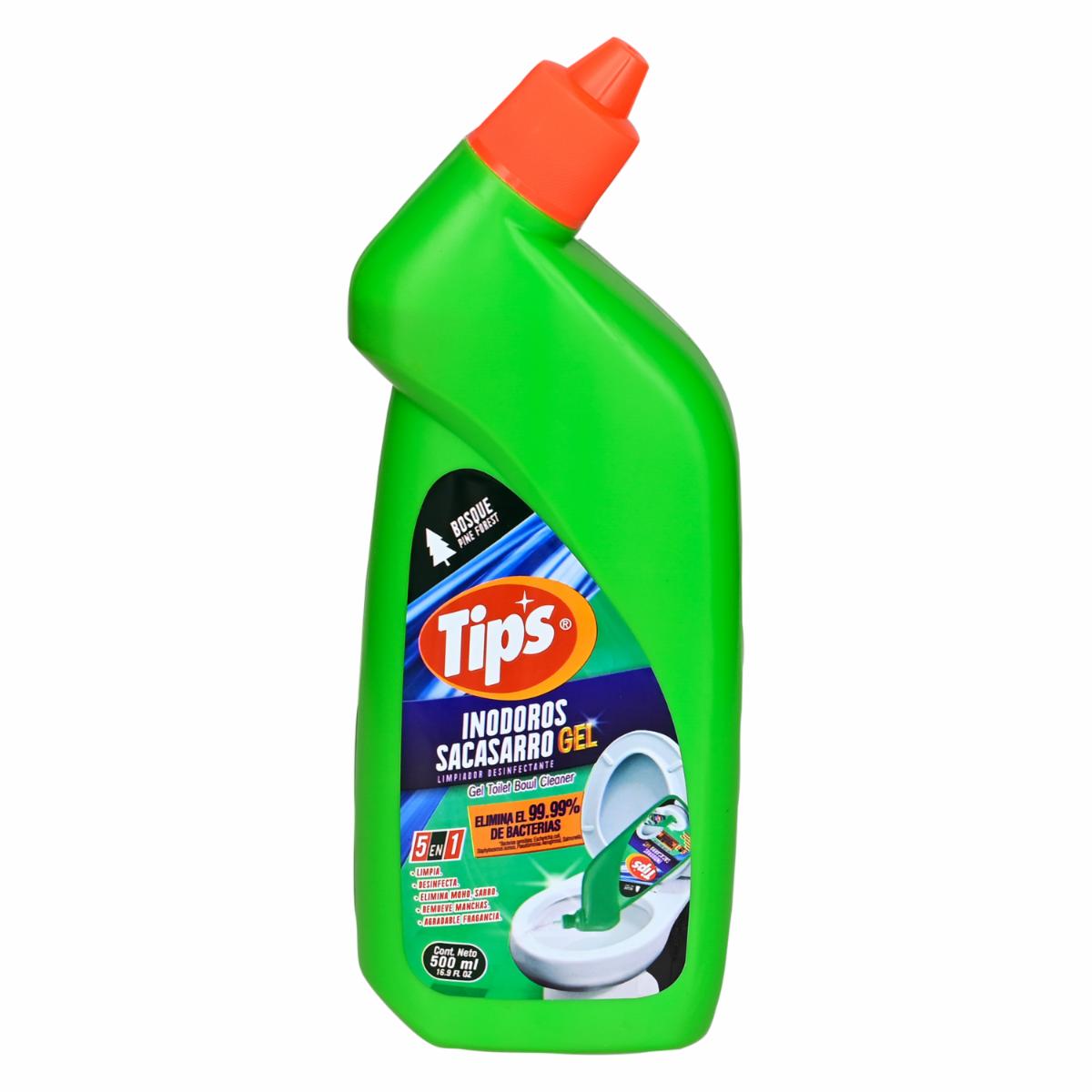Limpiador De Inodoros En Gel Fragancia Del Bosque TIPS 500 Ml