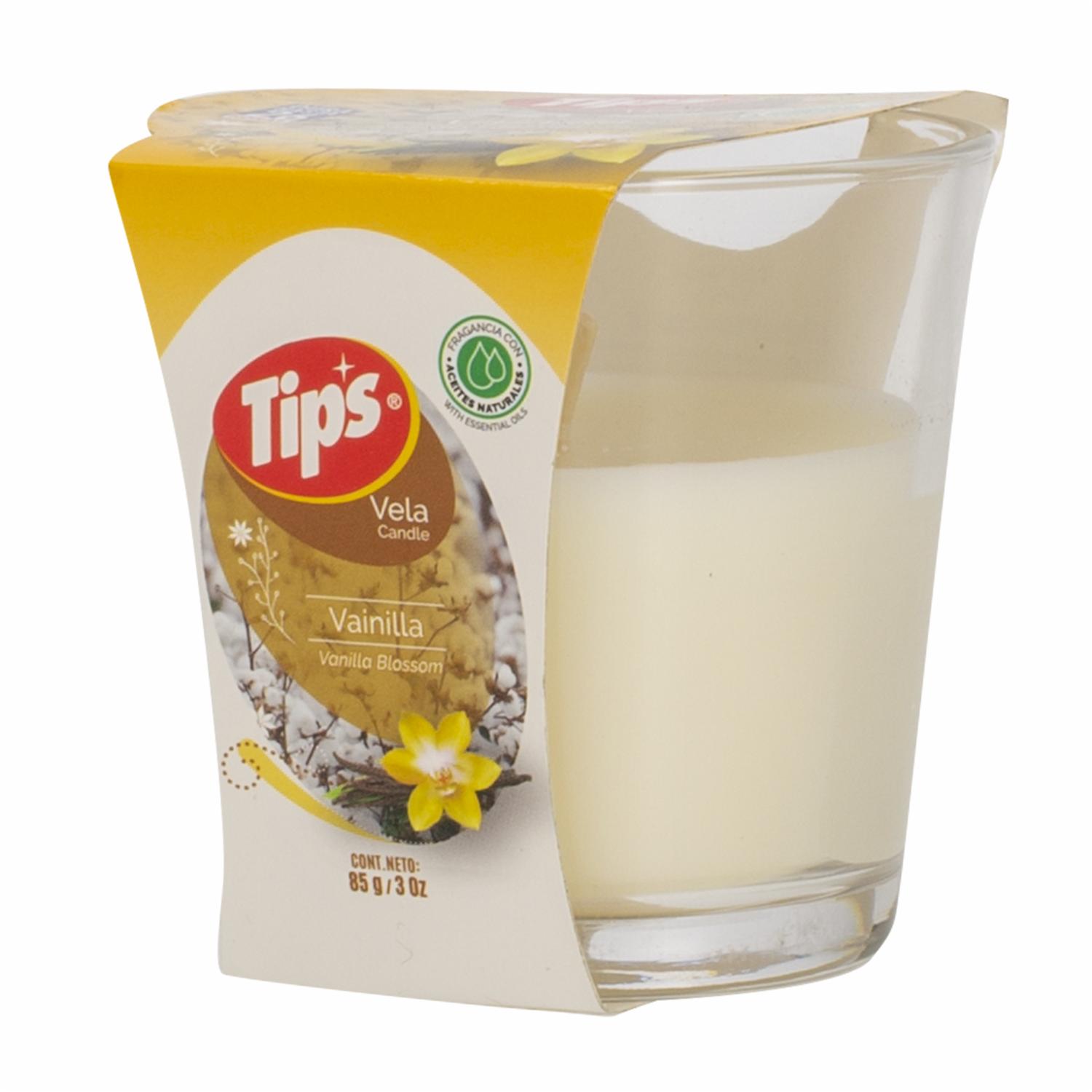 Vela Aromatizante Tips Vainilla TIPS 85 G