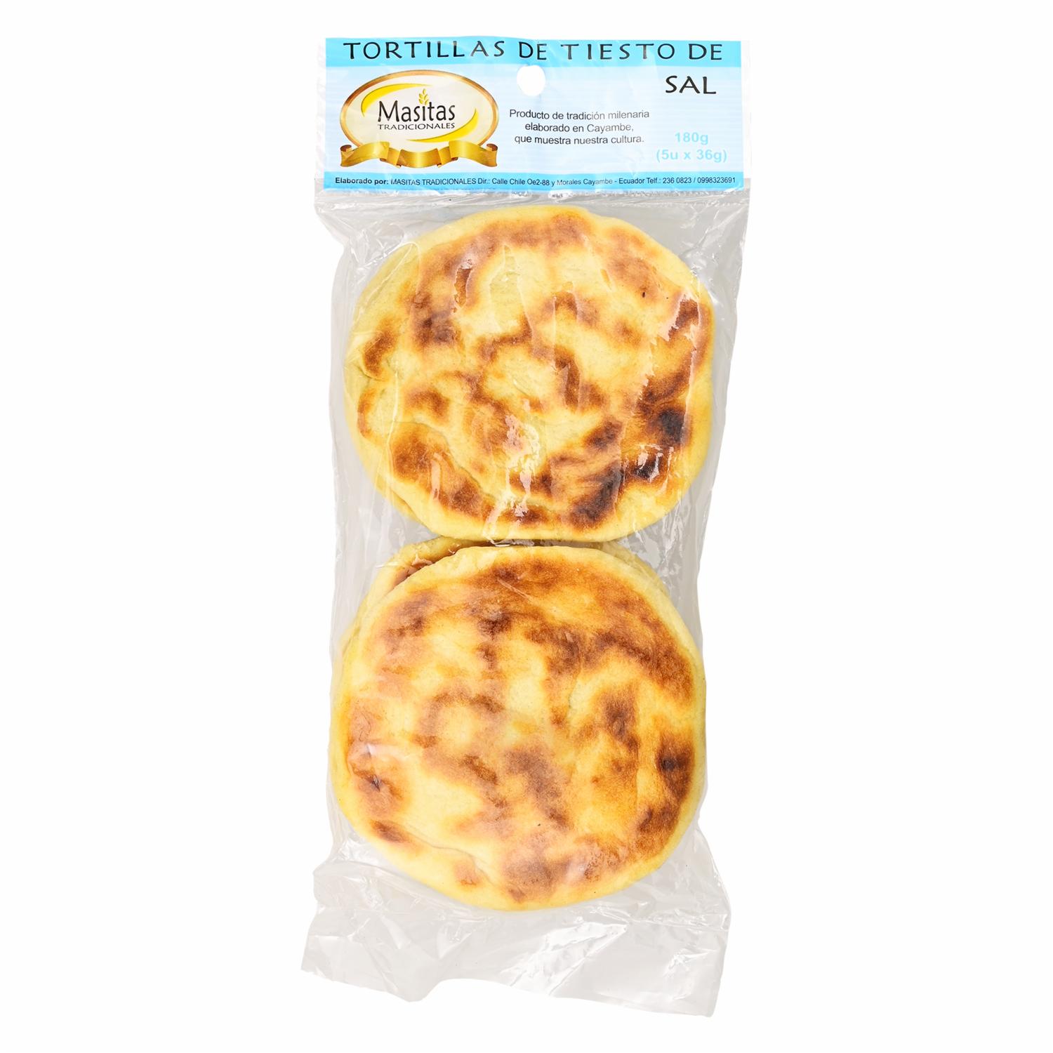 Tortillas Sal De Tiesto MASITAS TRADICIONALES 180g
