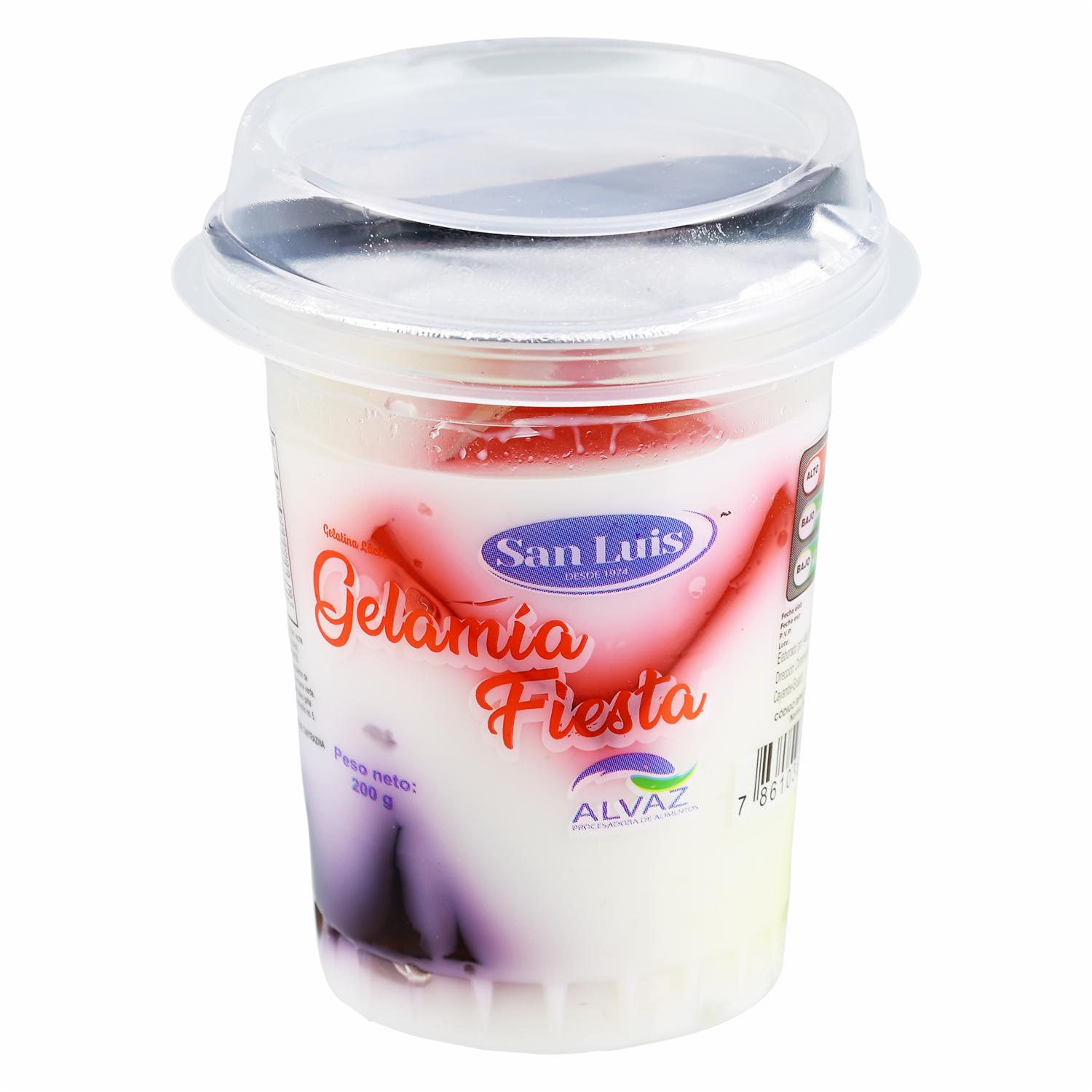 Gelatina Láctea Fiesta SAN LUIS 200  G