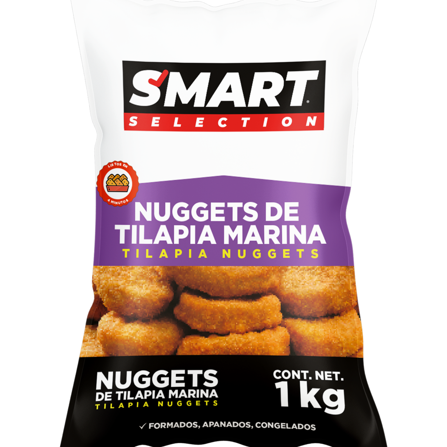 Nuggets De Tilapia Marina SMART SELECTION 1000 G
