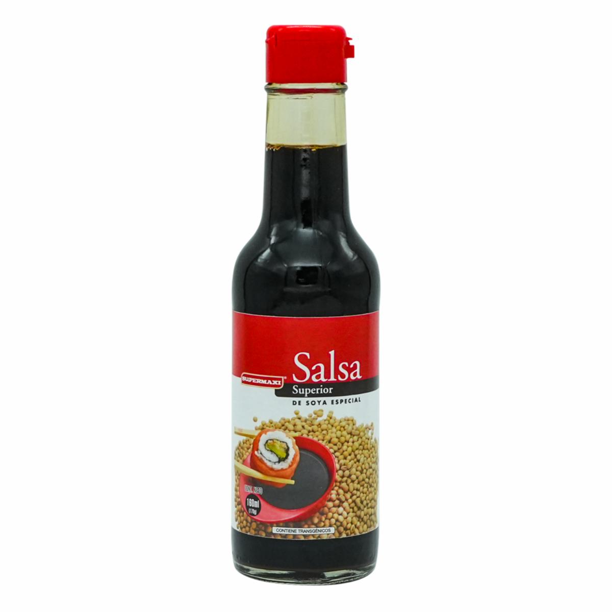 Salsa De Soya Superior Especial SUPERMAXI 160 ml