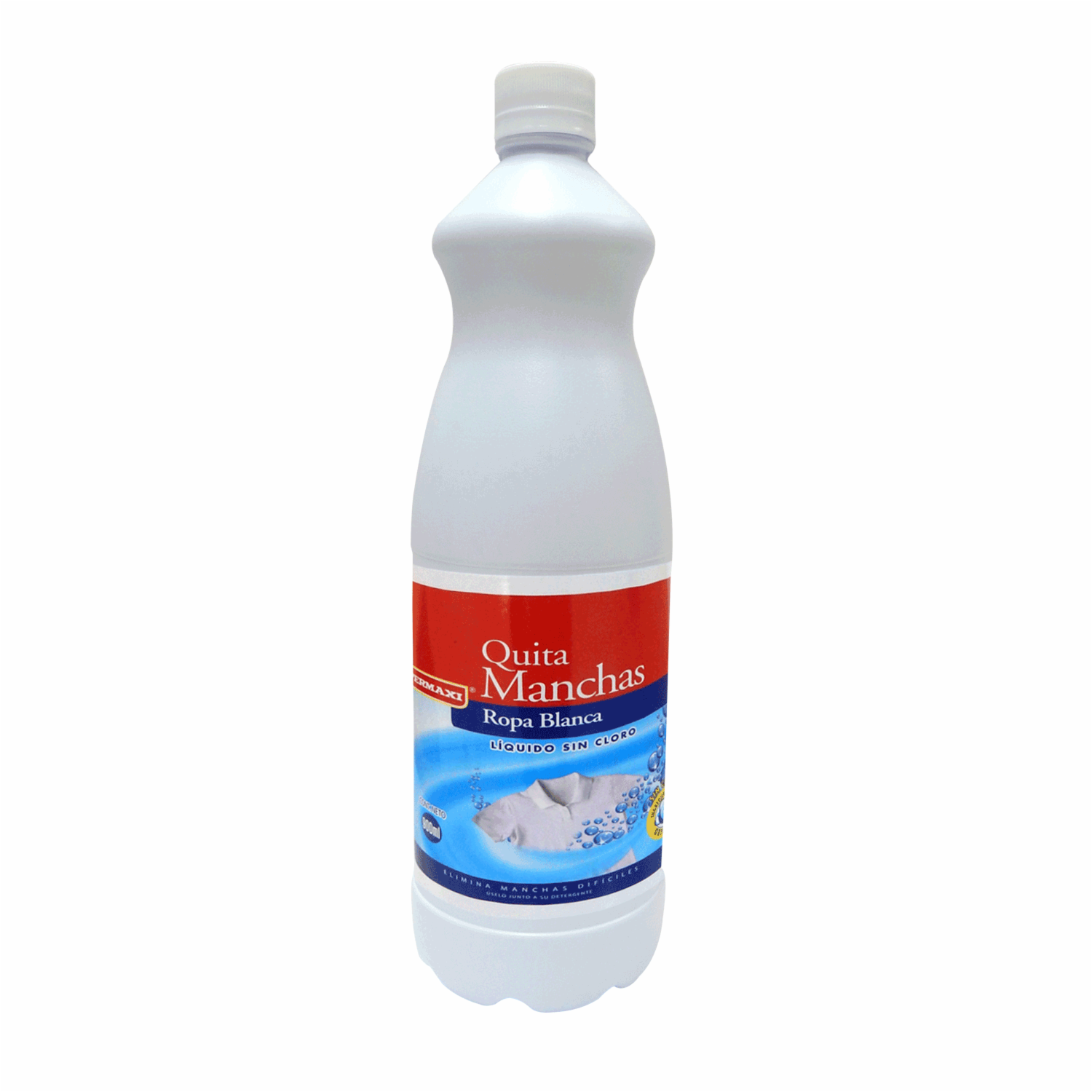 Quita Manchas Líquido Sin Cloro Para Ropa Blanca SUPERMAXI 900 Ml