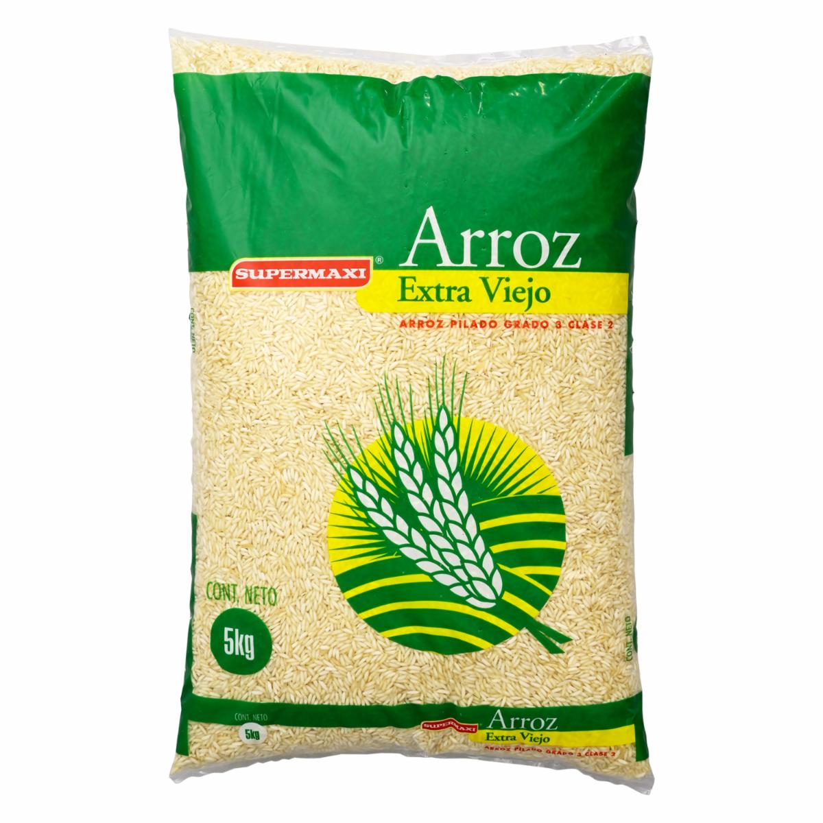 Arroz Extra Viejo SUPERMAXI 5000 G