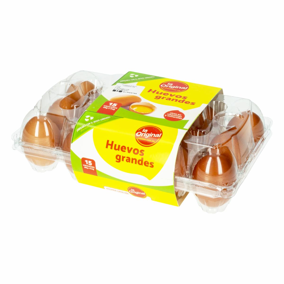 Huevos Grandes LA ORIGINAL X 15 Uds