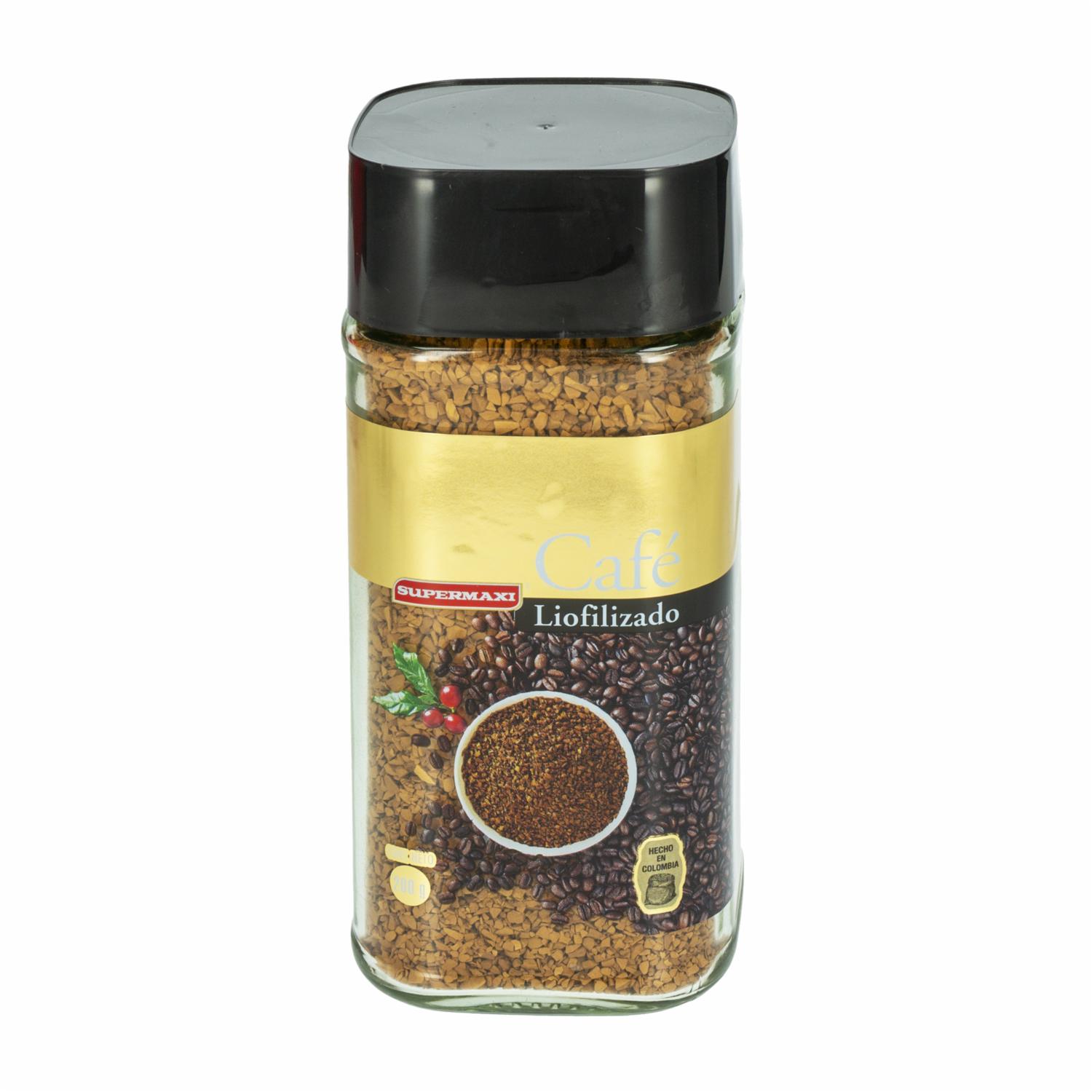 Café Instantáneo Liofilizado SUPERMAXI 200 G
