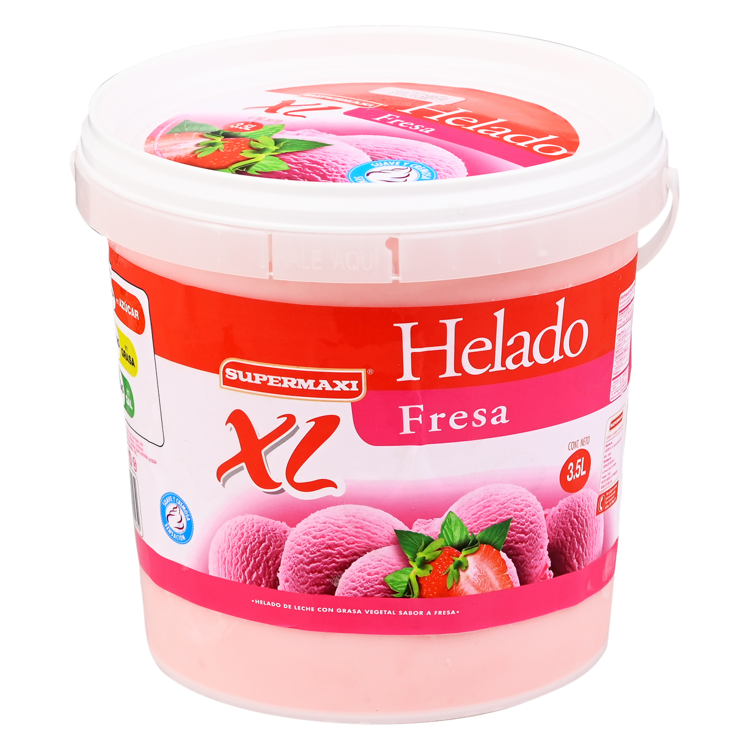 Helado Fresa XL SUPERMAXI 3500 Ml