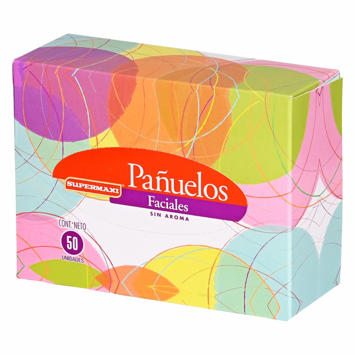 Caja Pañuelos Faciales Circulos SUPERMAXI 50 Unidades