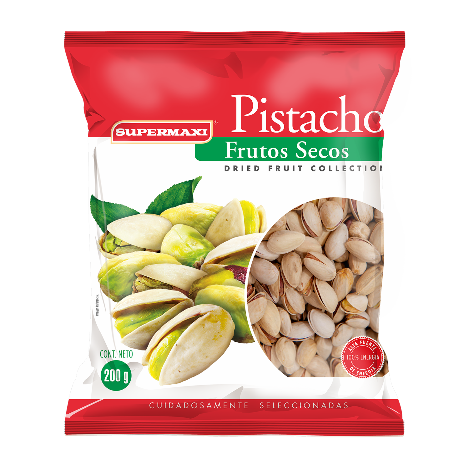 Pistachos En Funda SUPERMAXI 200 G