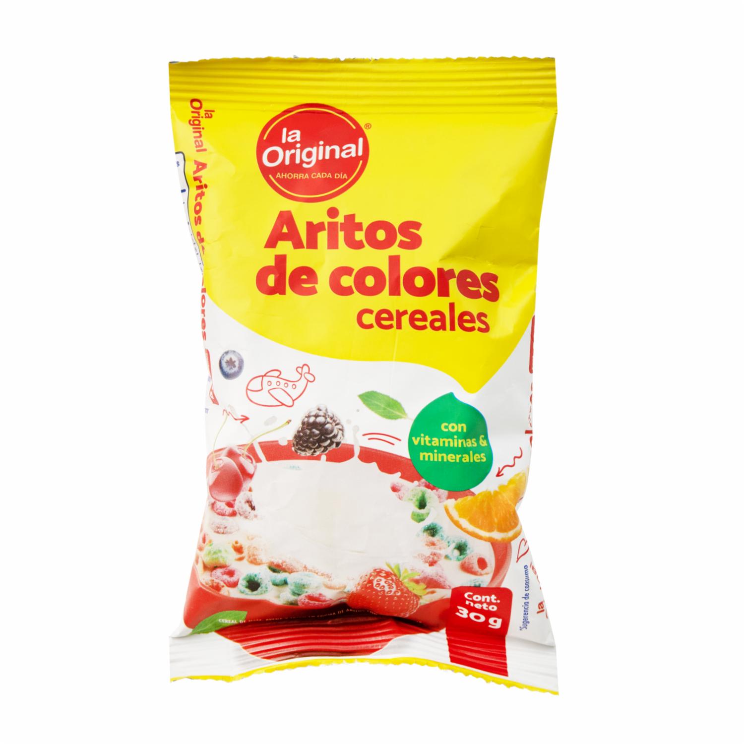 Cereal Aritos De Colores LA ORIGINAL 30 G