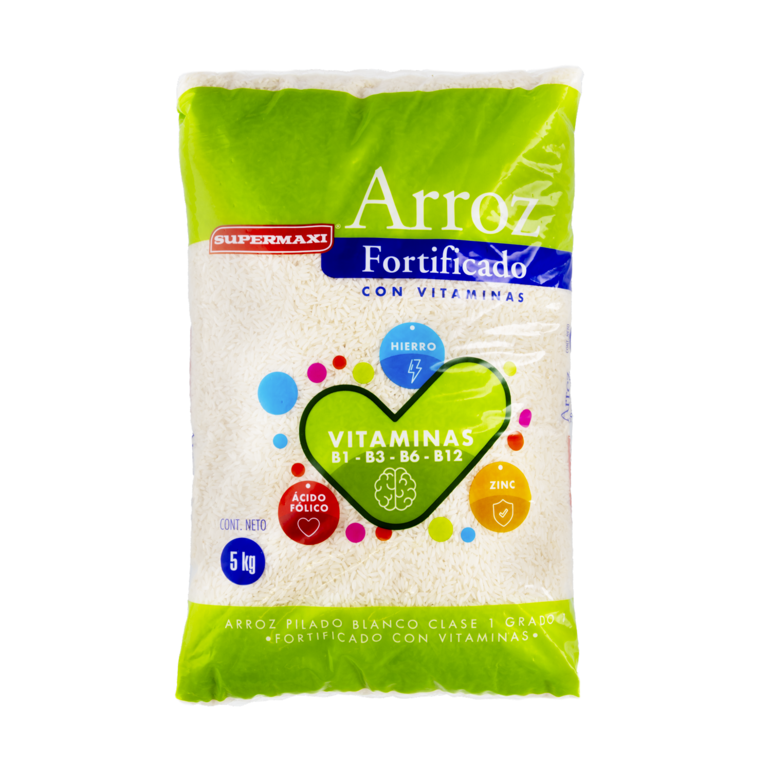 Arroz Vitaminizado Premium SUPERMAXI Funda
