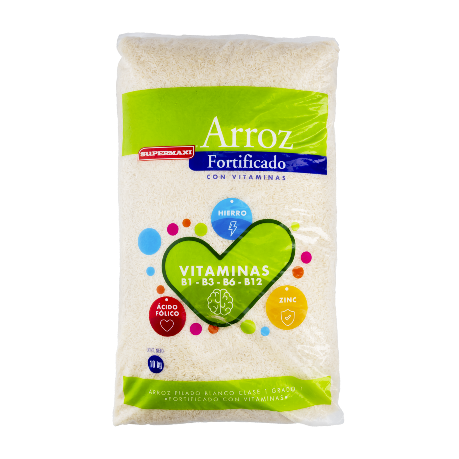 Arroz Vitaminizado Premium SUPERMAXI Funda