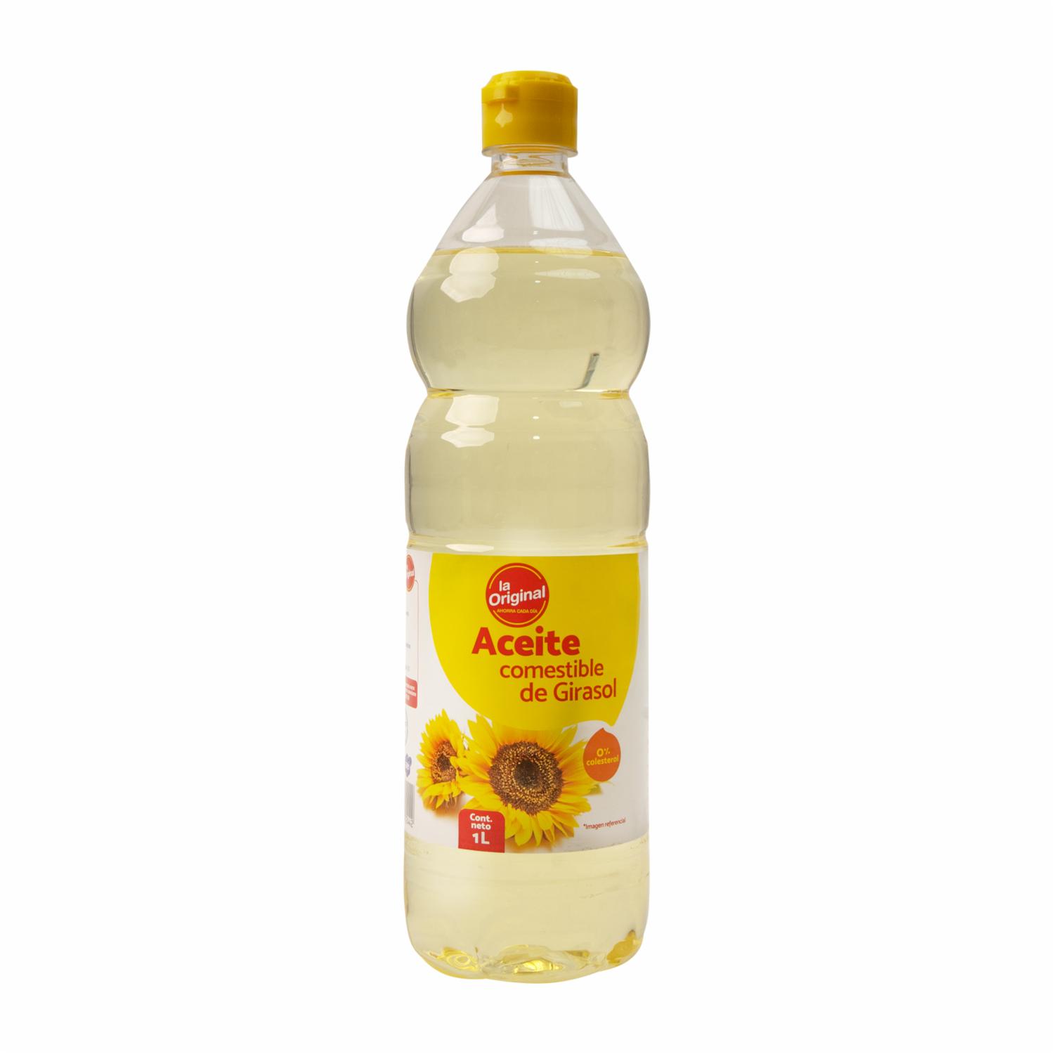 Aceite Comestible De Girasol LA ORIGINAL 1000 Ml