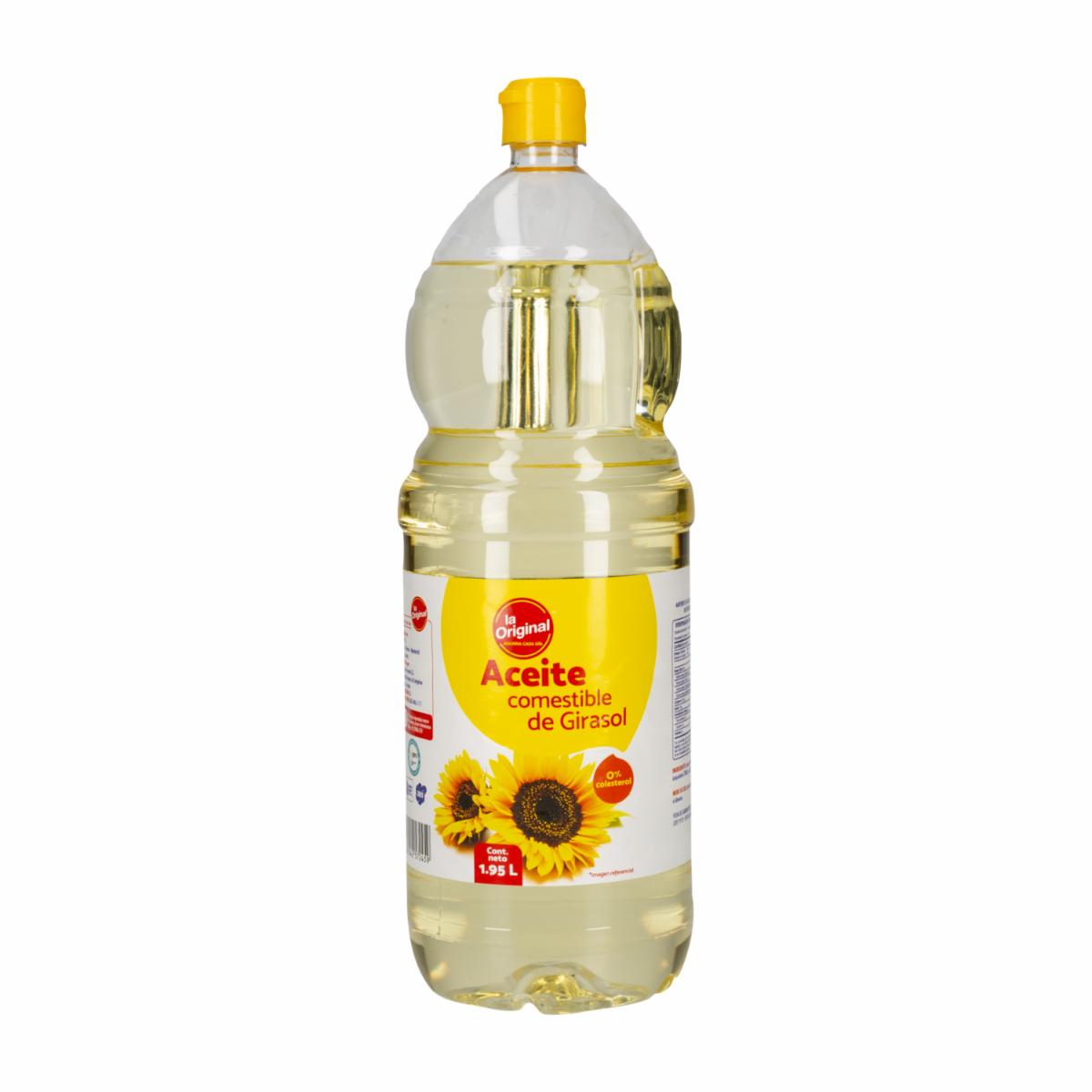 Aceite Comestible De Girasol LA ORIGINAL 1950 Ml