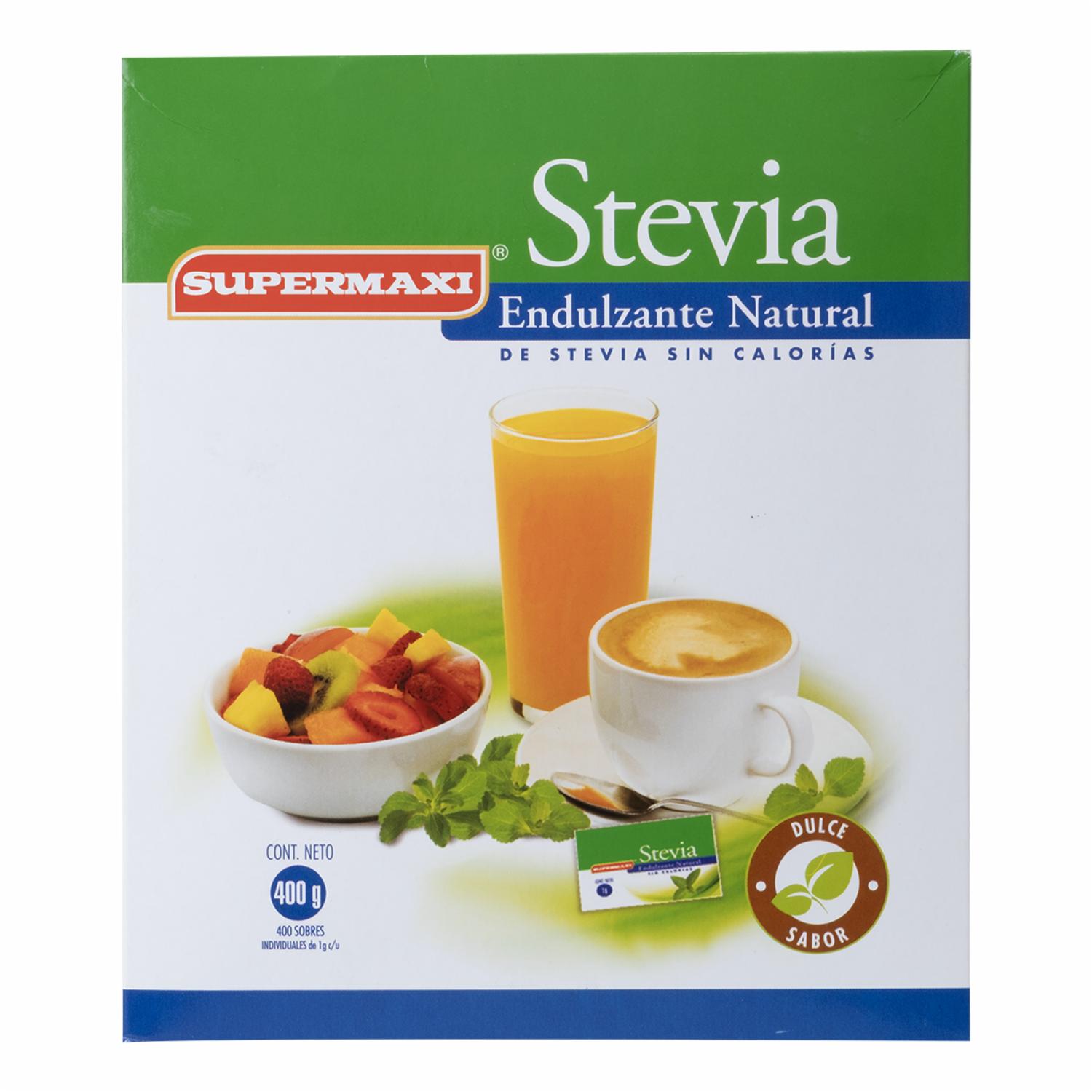 Endulzante De Stevia SUPERMAXI X 400 Uds